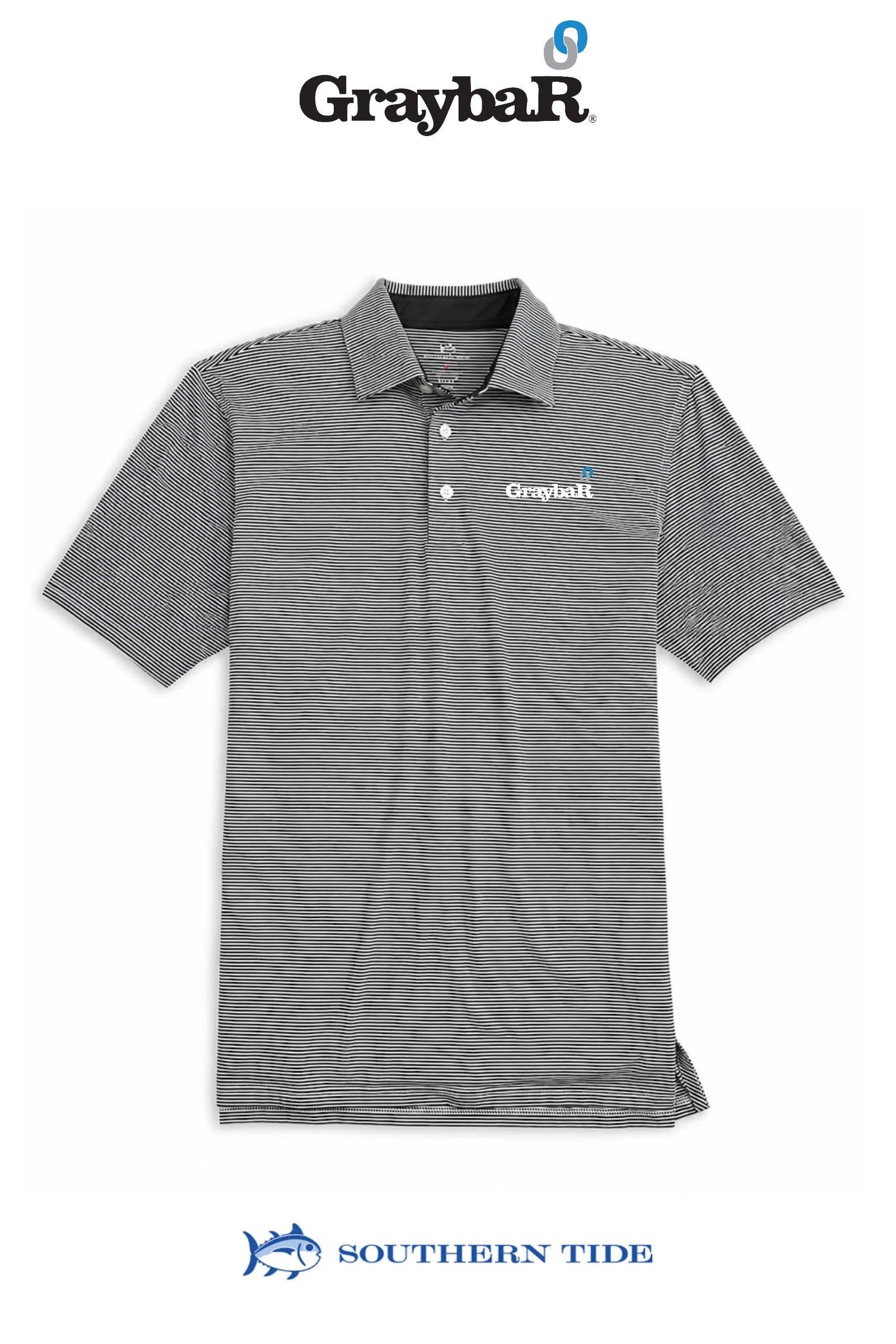 Southern Tide Brrreeze Meadowbrook Stripe Polo