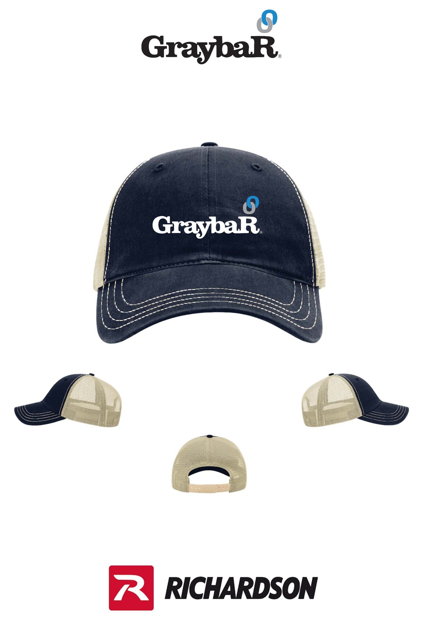Richardson 111 Garment Washed Trucker