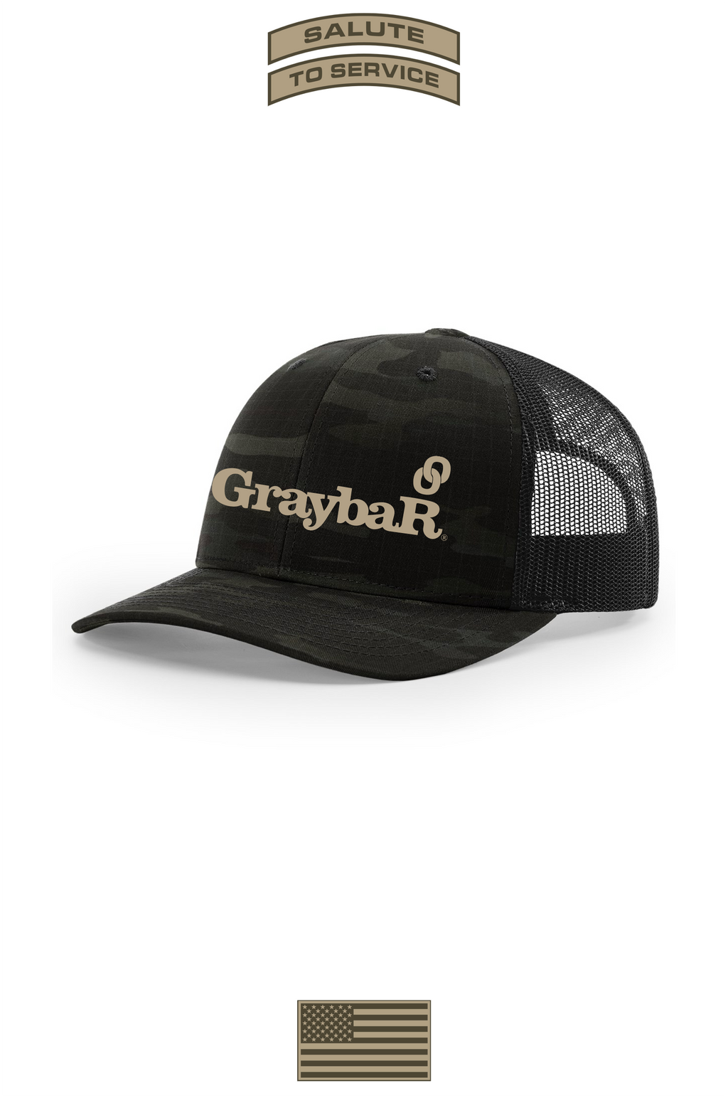 Salute to Service 2026 Richardson Printed Tactical Trucker