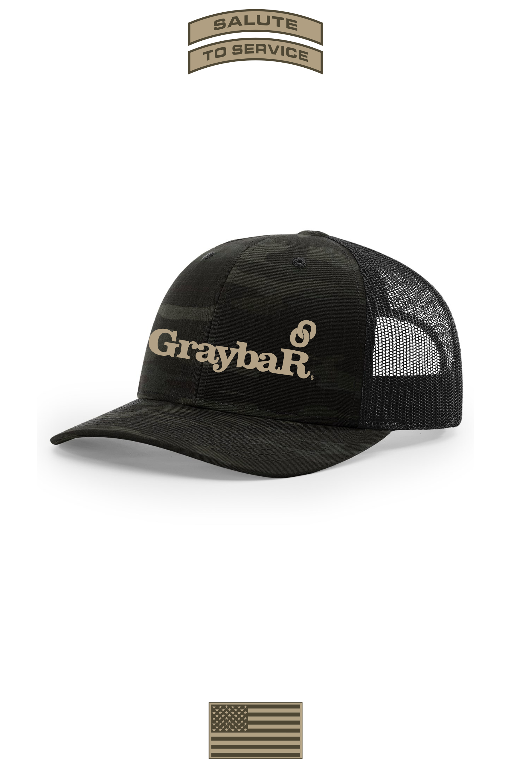 Salute to Service 2026 Richardson Printed Tactical Trucker