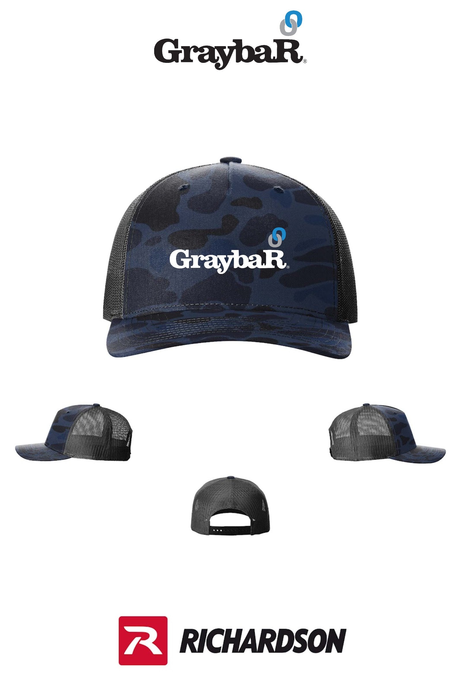 Richardson 112PFP Printed Five-Panel Trucker