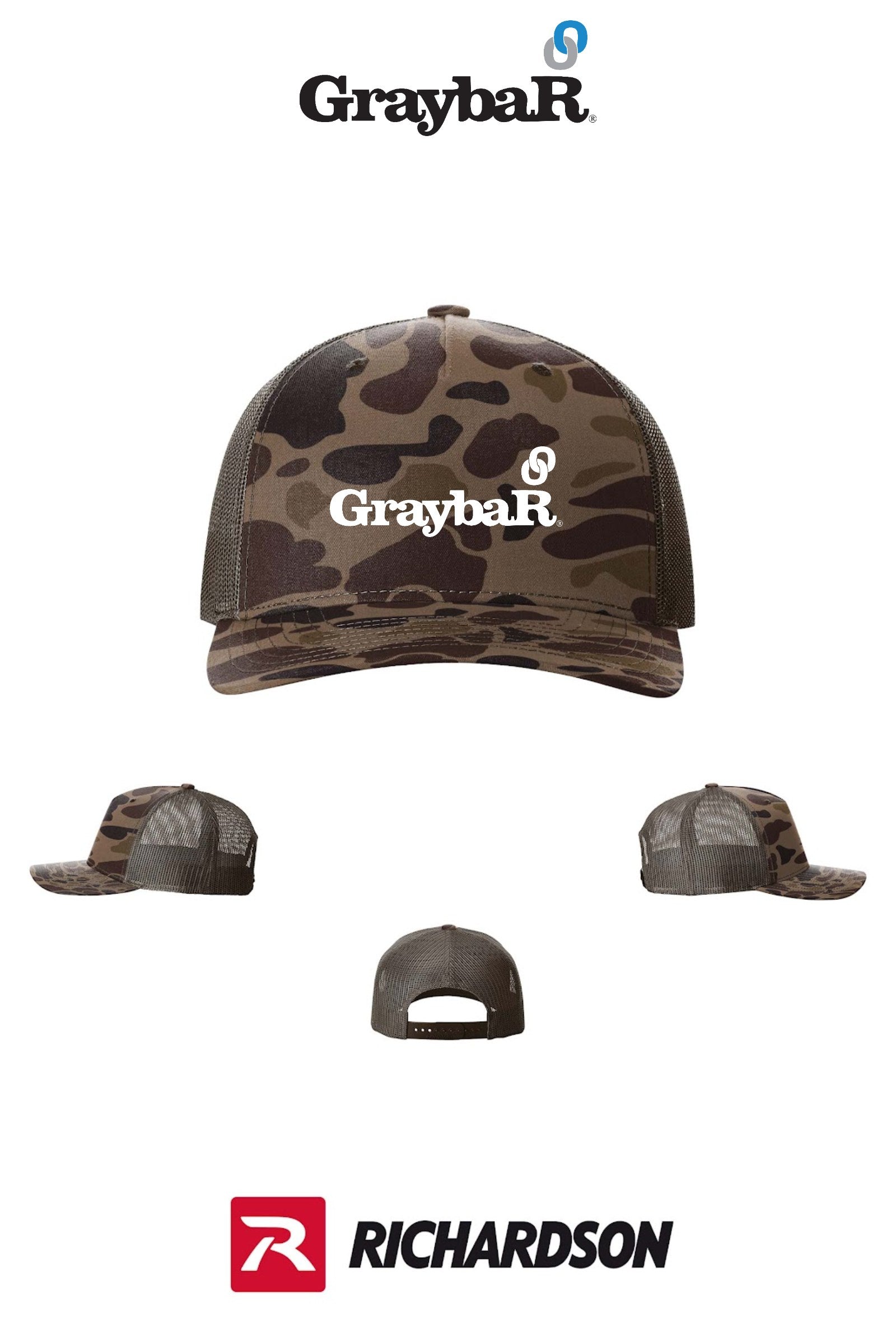 Richardson 112PFP Printed Five-Panel Trucker