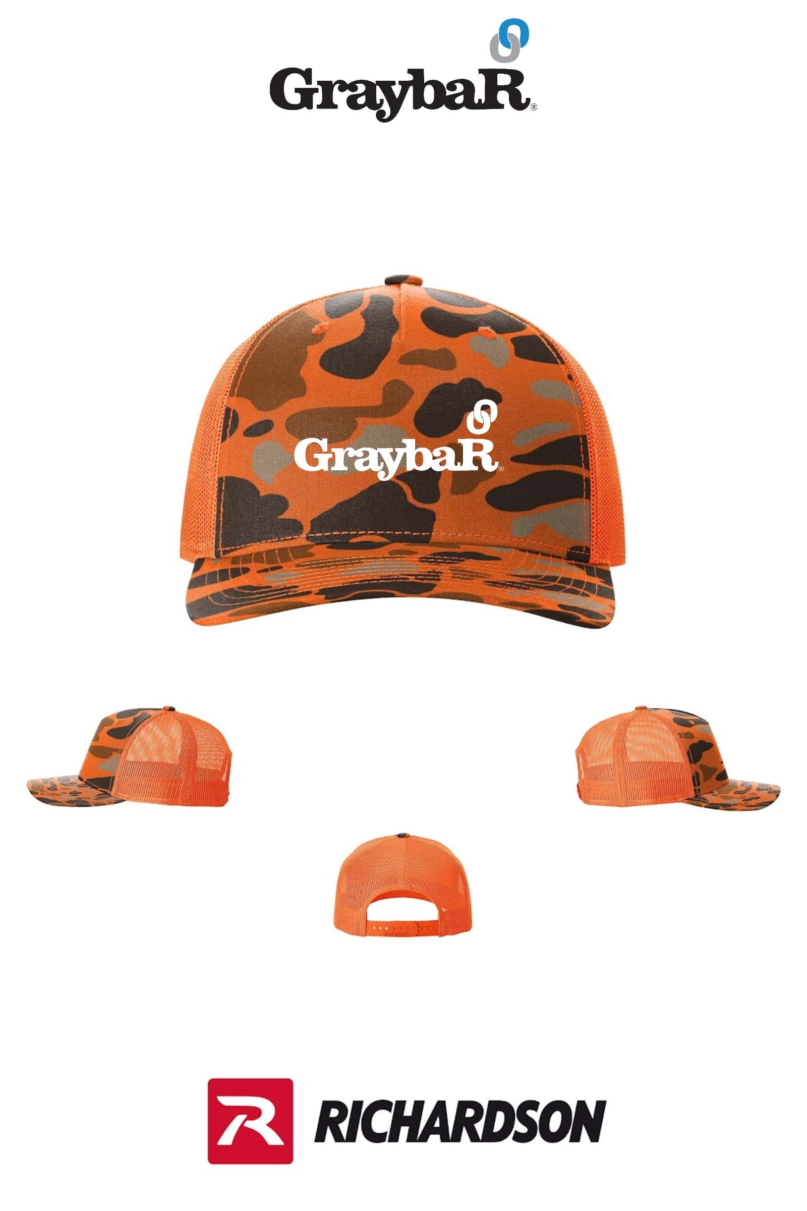 Richardson 112PFP Printed Five-Panel Trucker