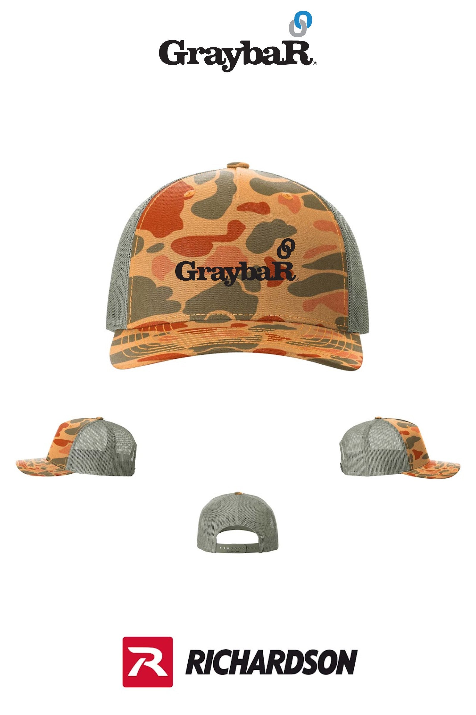 Richardson 112PFP Printed Five-Panel Trucker