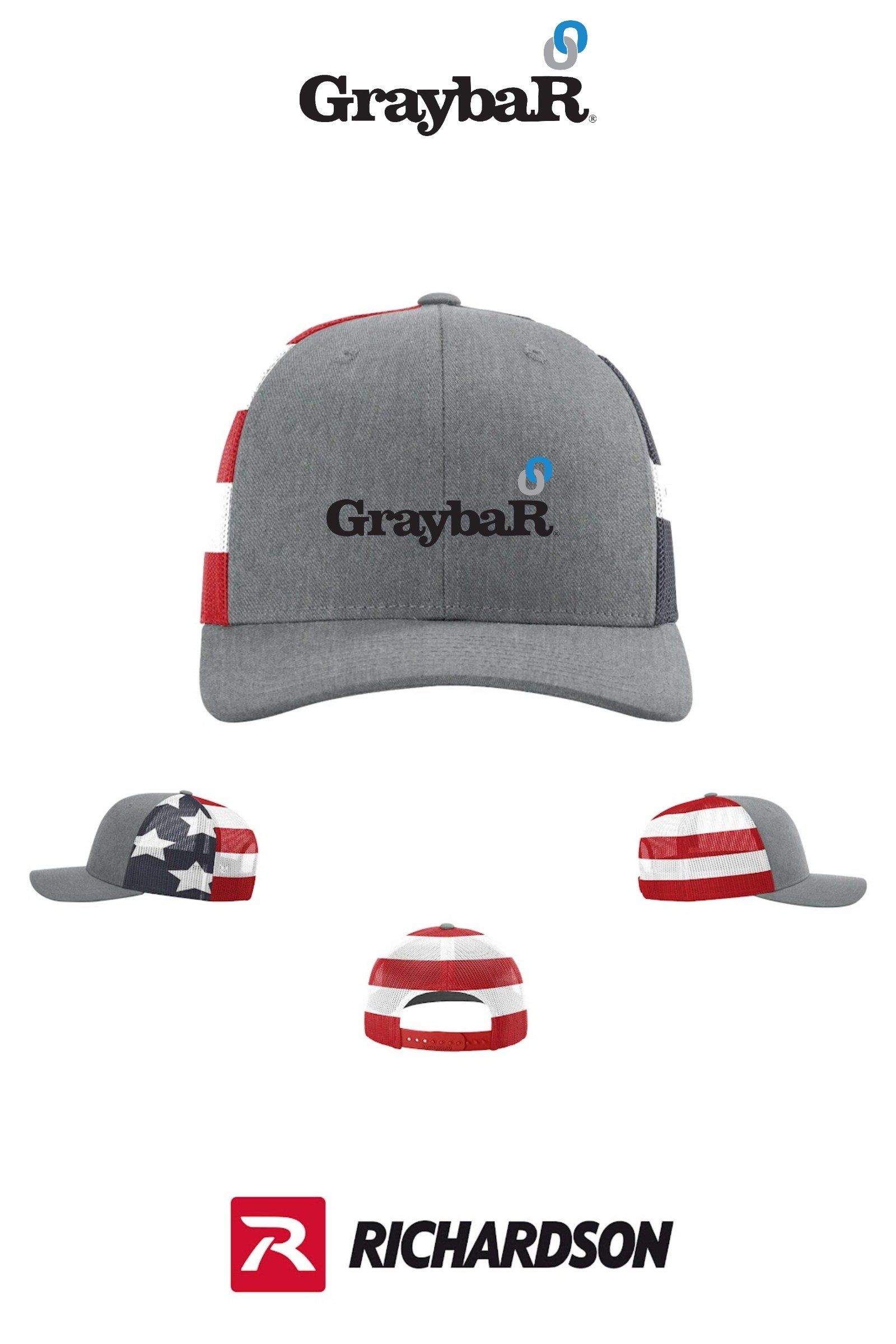 Richardson 112PM Printed Mesh Trucker