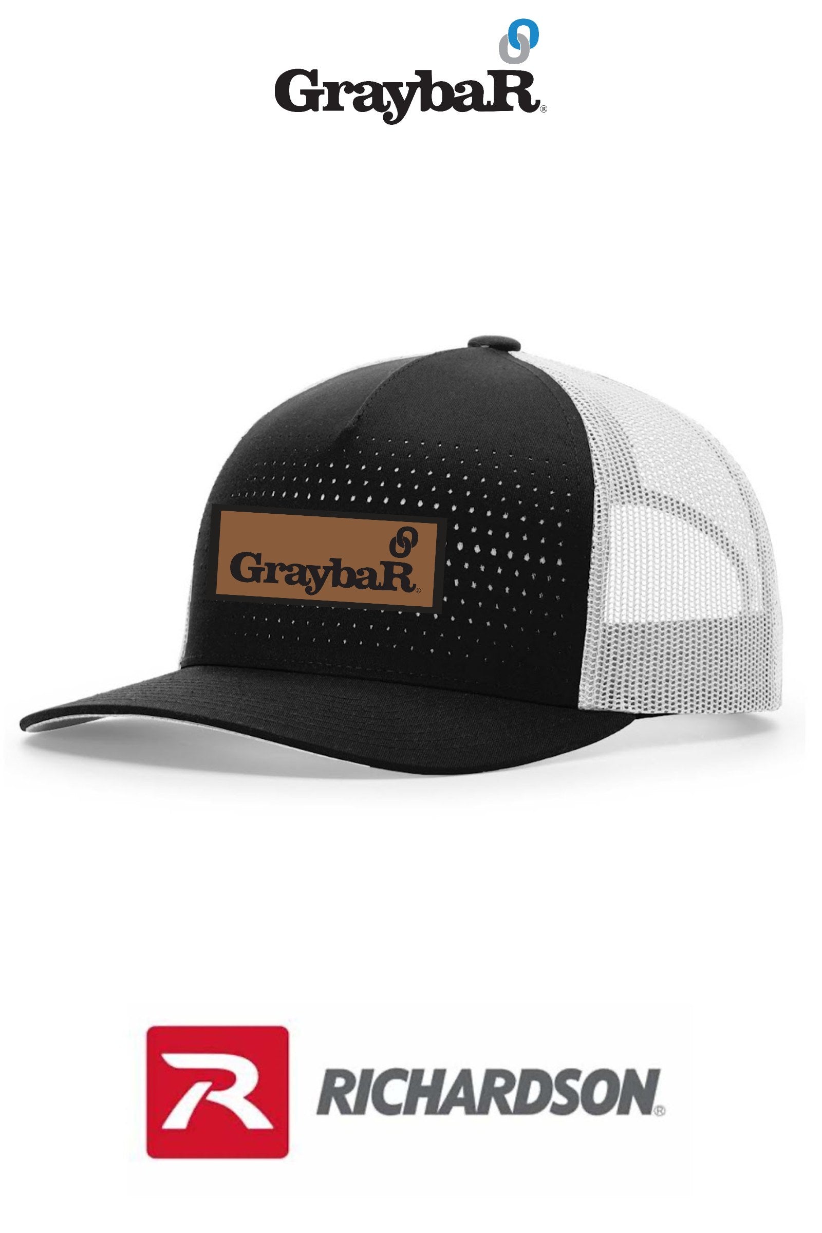 Richardson 163 LASER CUT FIVE PANEL TRUCKER