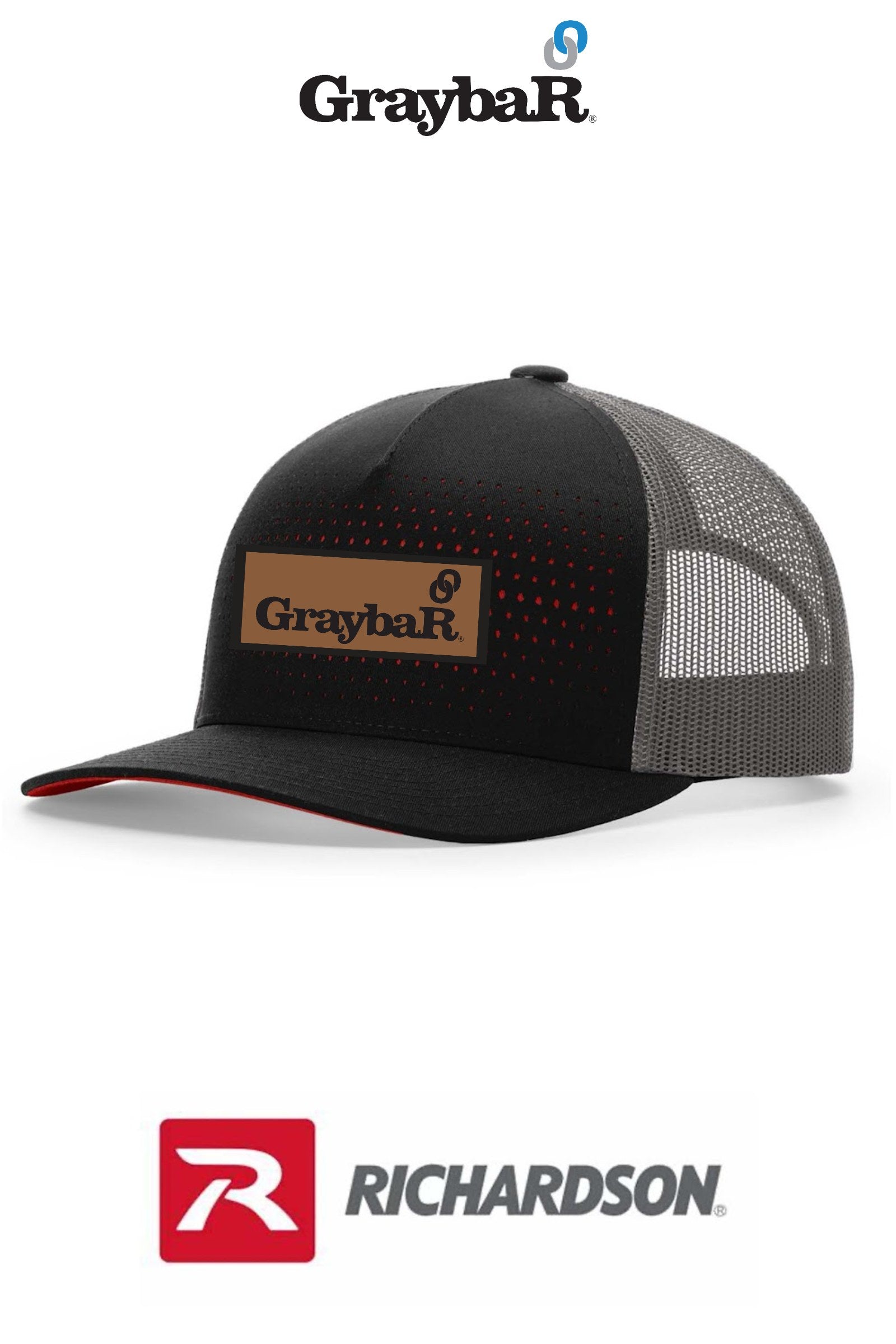 Richardson 163 LASER CUT FIVE PANEL TRUCKER