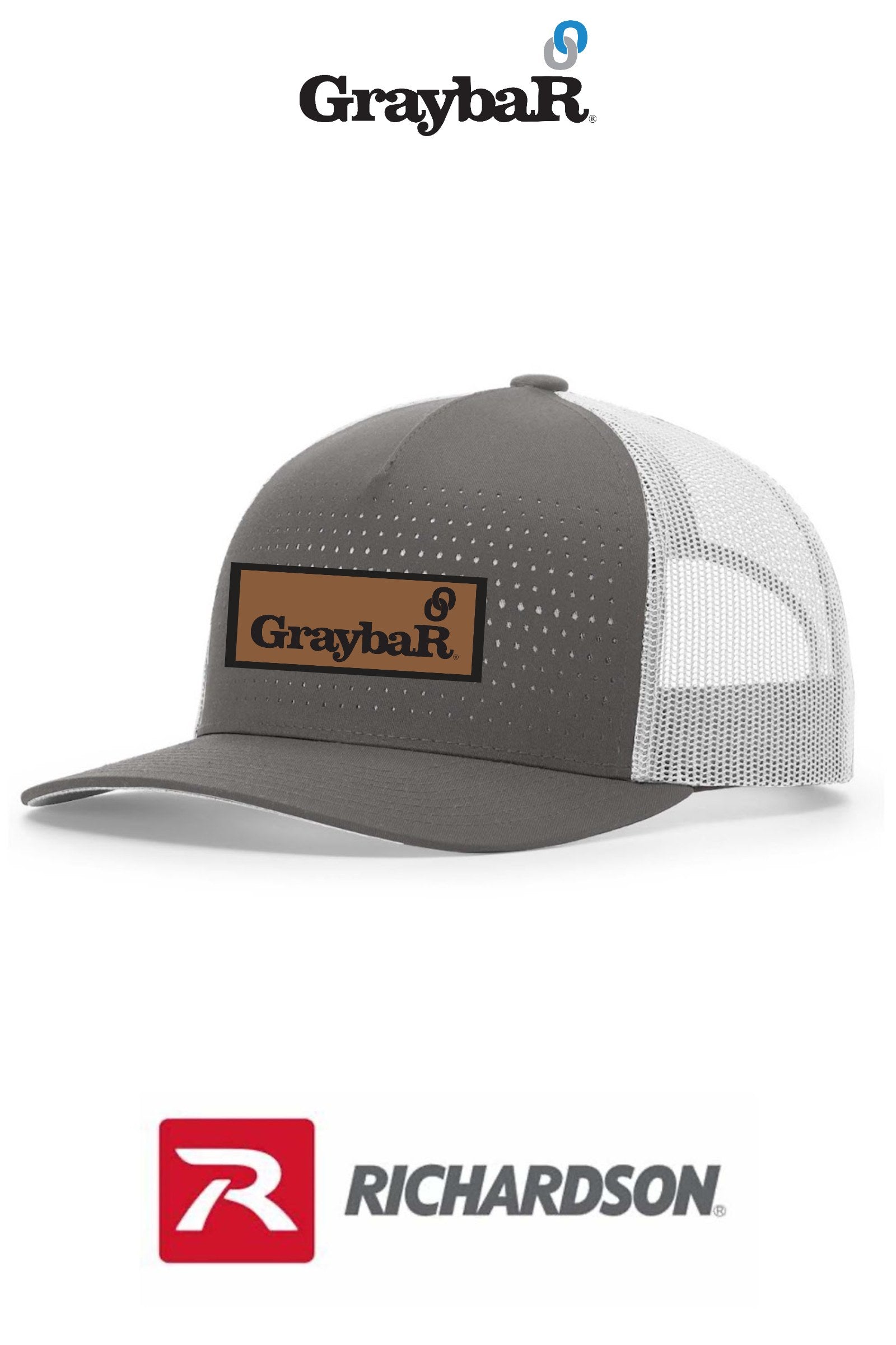 Richardson 163 LASER CUT FIVE PANEL TRUCKER