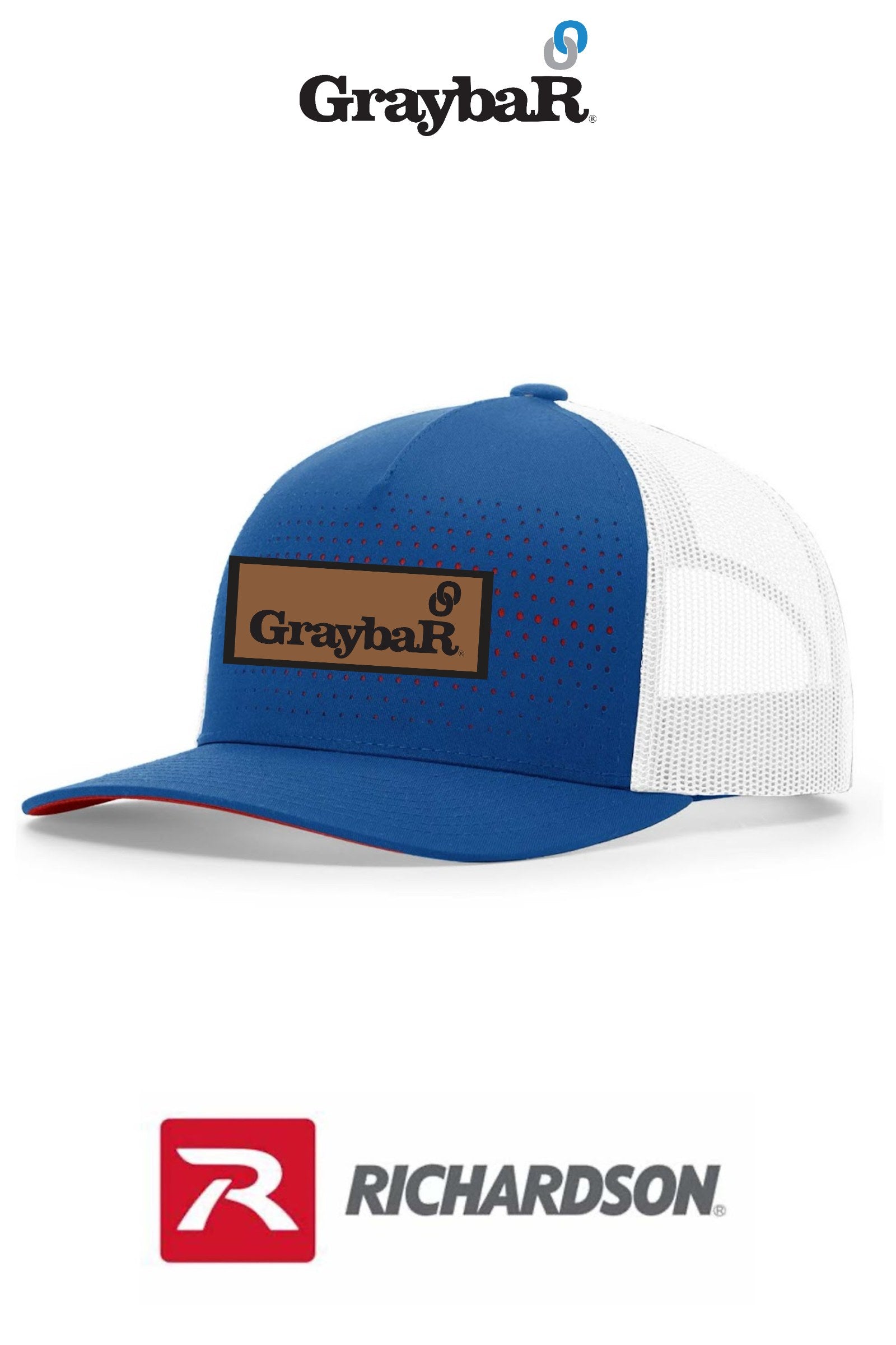 Richardson 163 LASER CUT FIVE PANEL TRUCKER