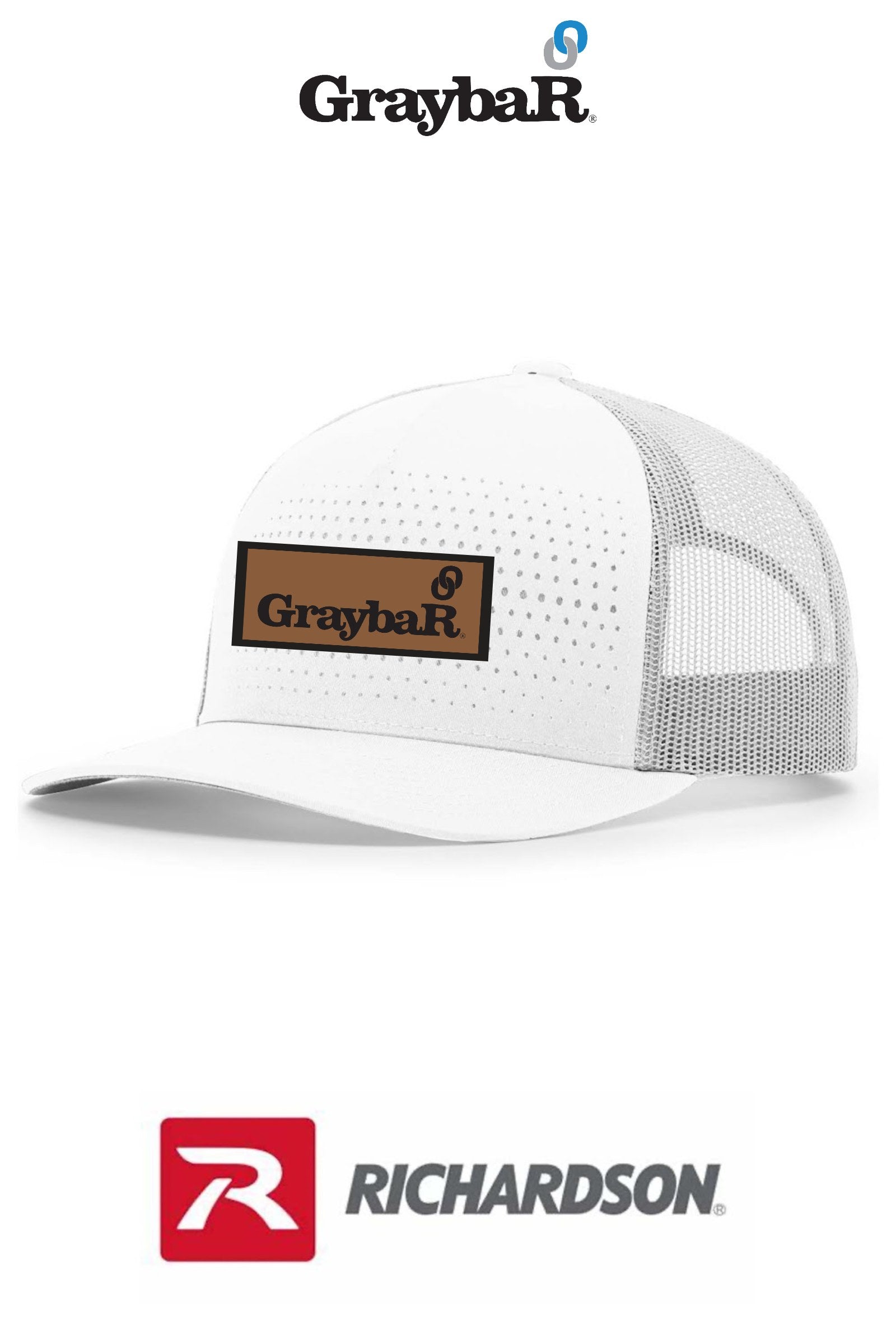 Richardson 163 LASER CUT FIVE PANEL TRUCKER