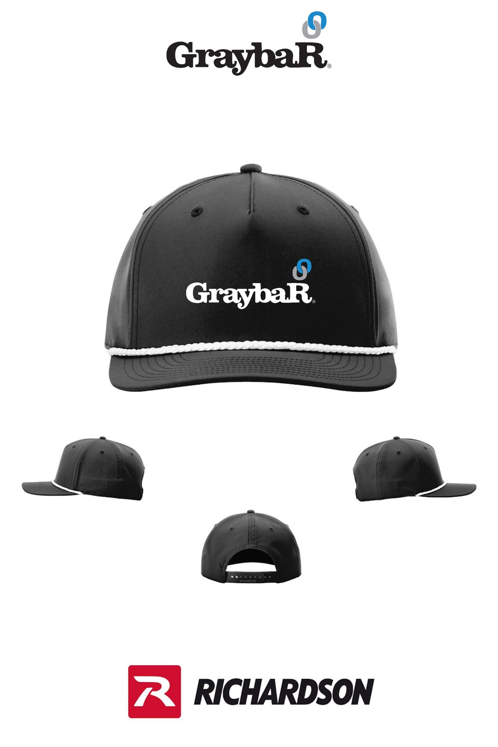 Richardson 258 Five-Panel Classic Rope Cap