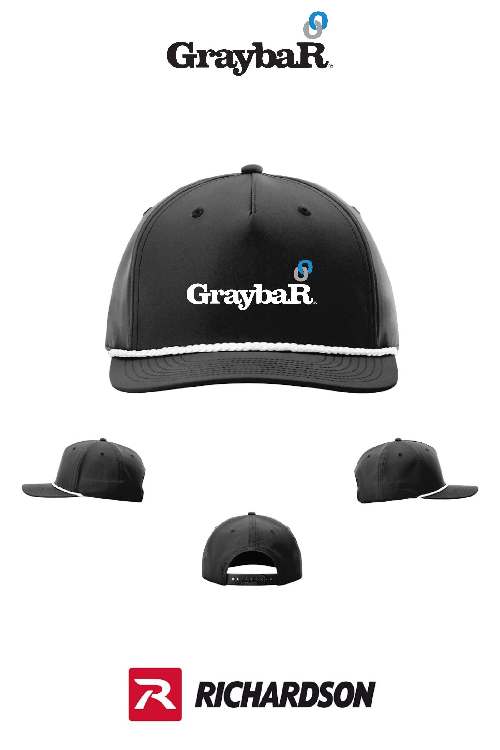 Richardson 258 Five-Panel Classic Rope Cap