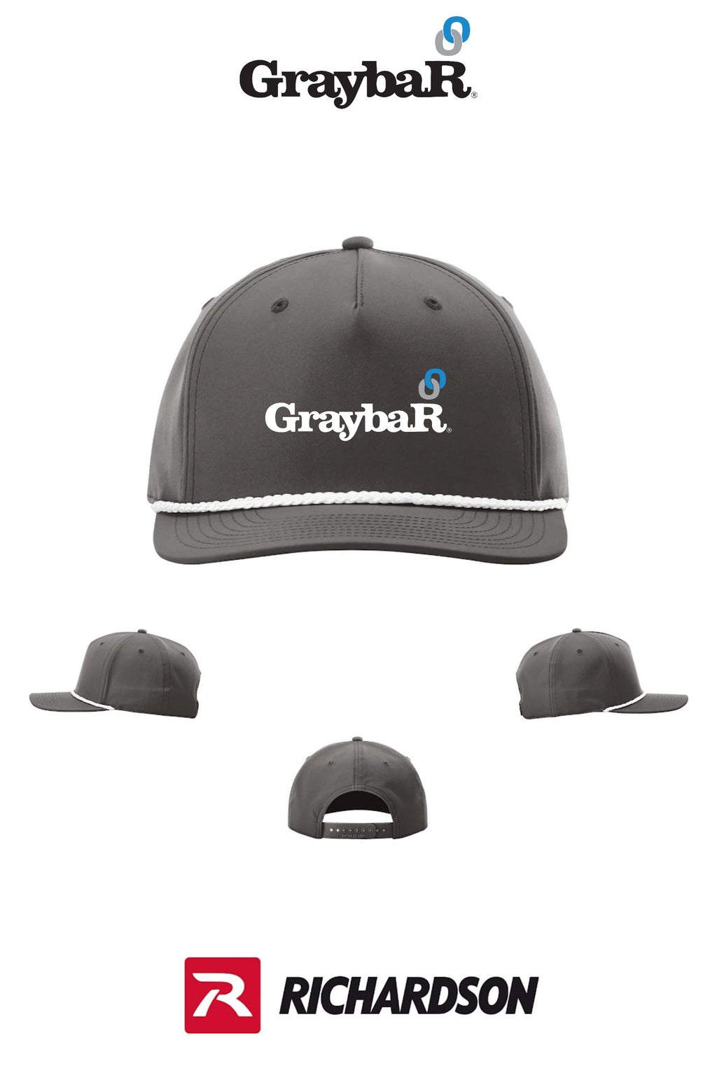 Richardson 258 Five-Panel Classic Rope Cap