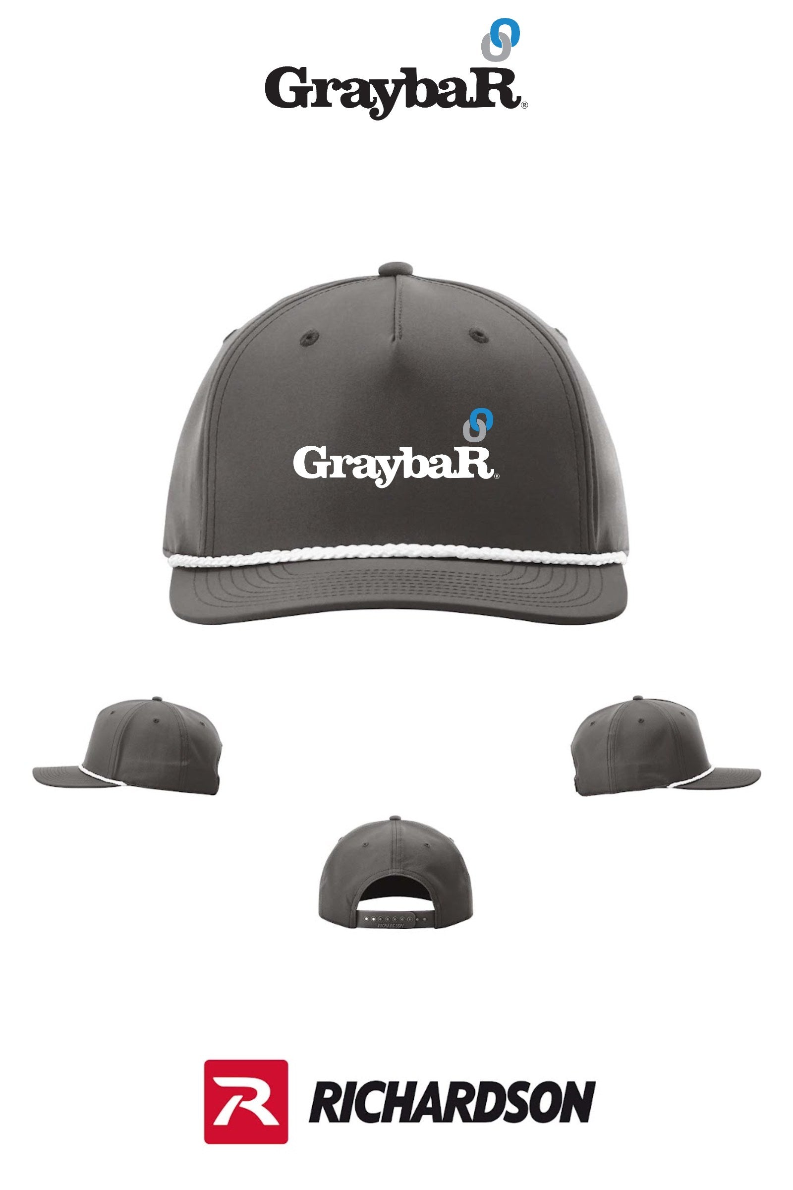Richardson 258 Five-Panel Classic Rope Cap