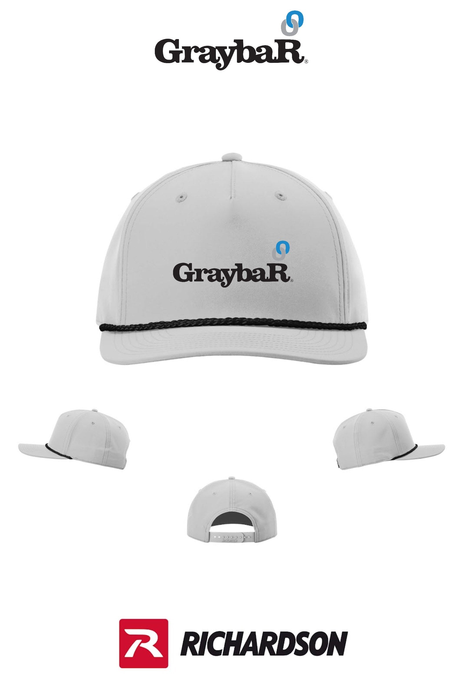 Richardson 258 Five-Panel Classic Rope Cap
