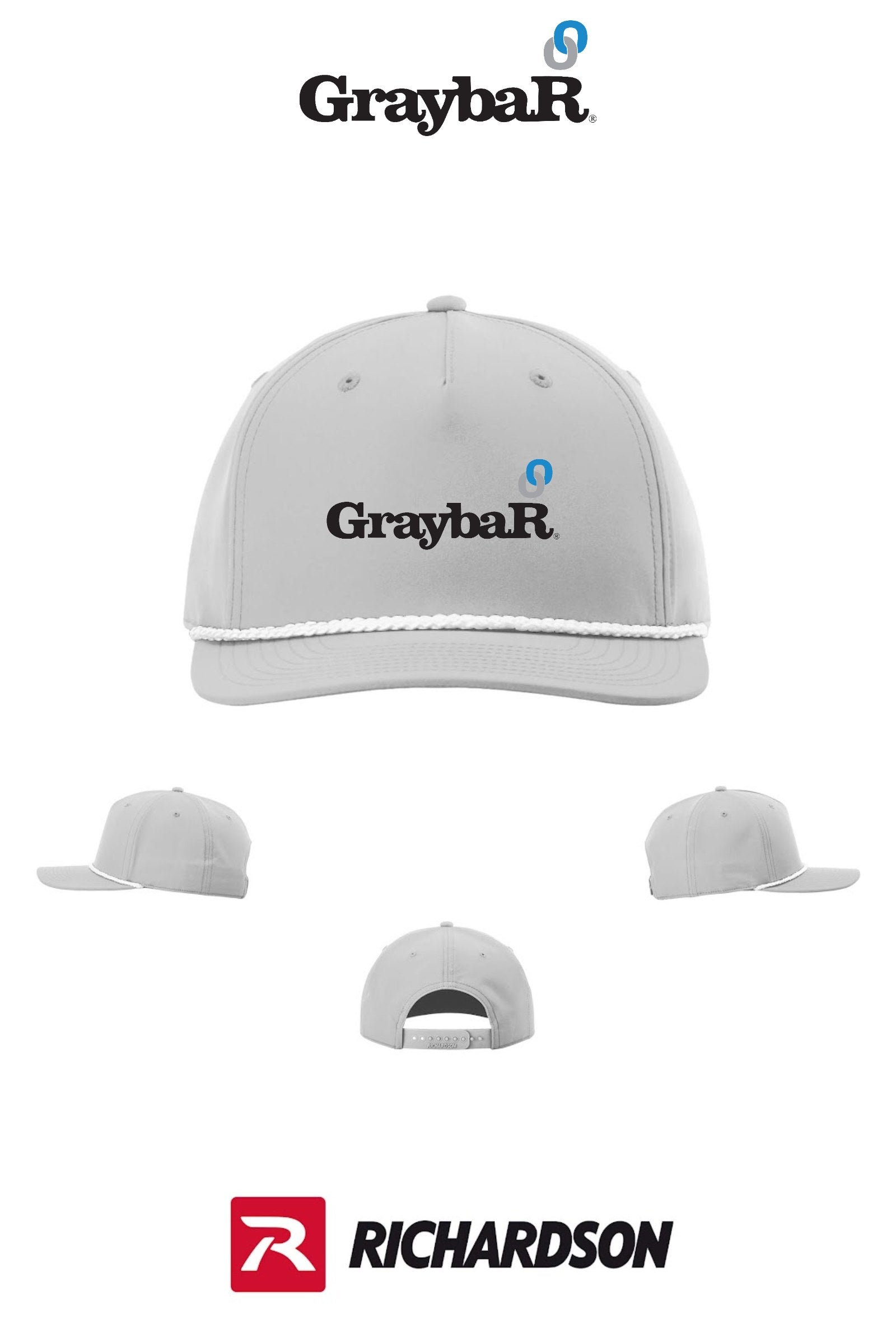 Richardson 258 Five-Panel Classic Rope Cap