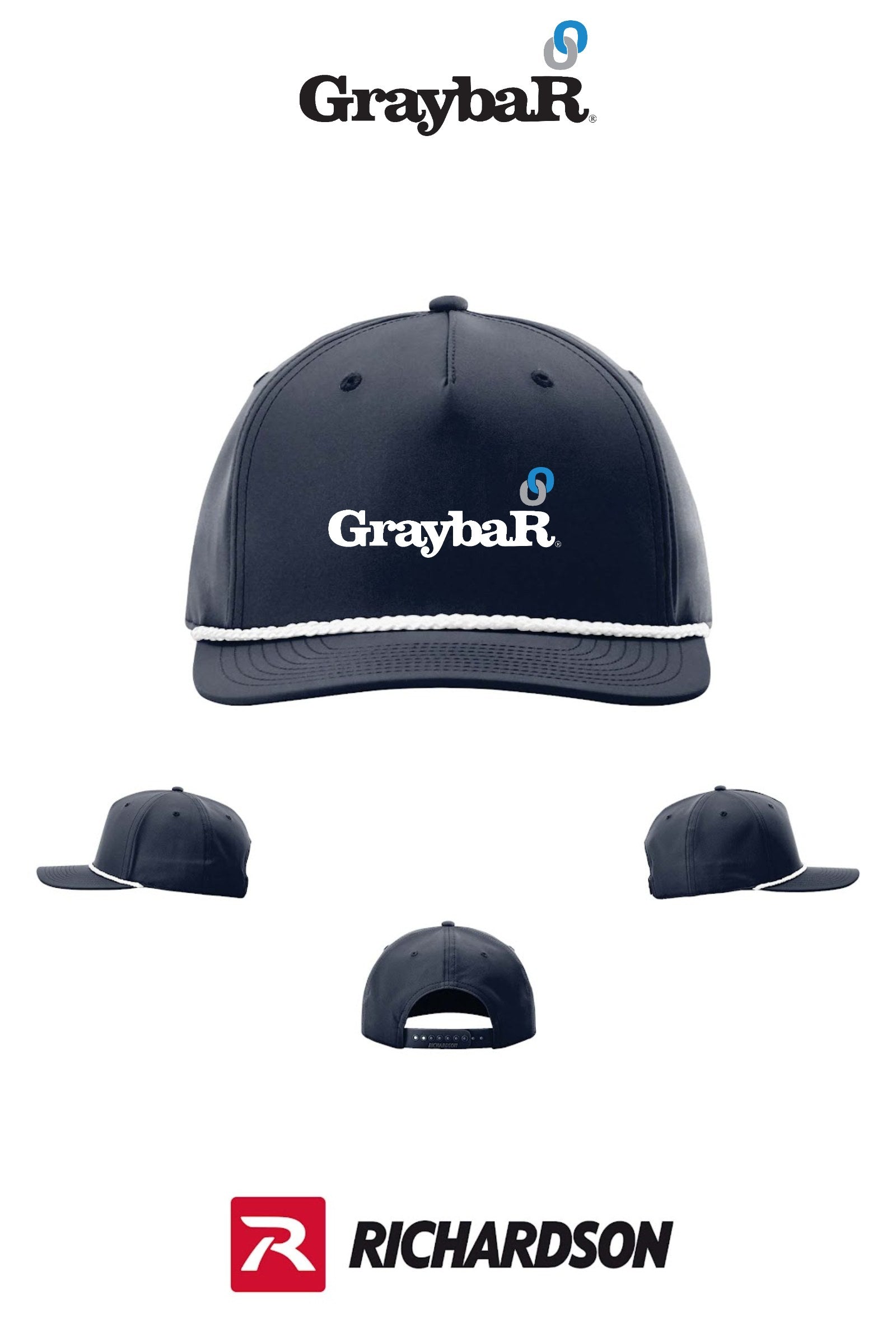 Richardson 258 Five-Panel Classic Rope Cap