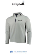 Southern Tide Scuttle Hoodie Perf Heather Qzip