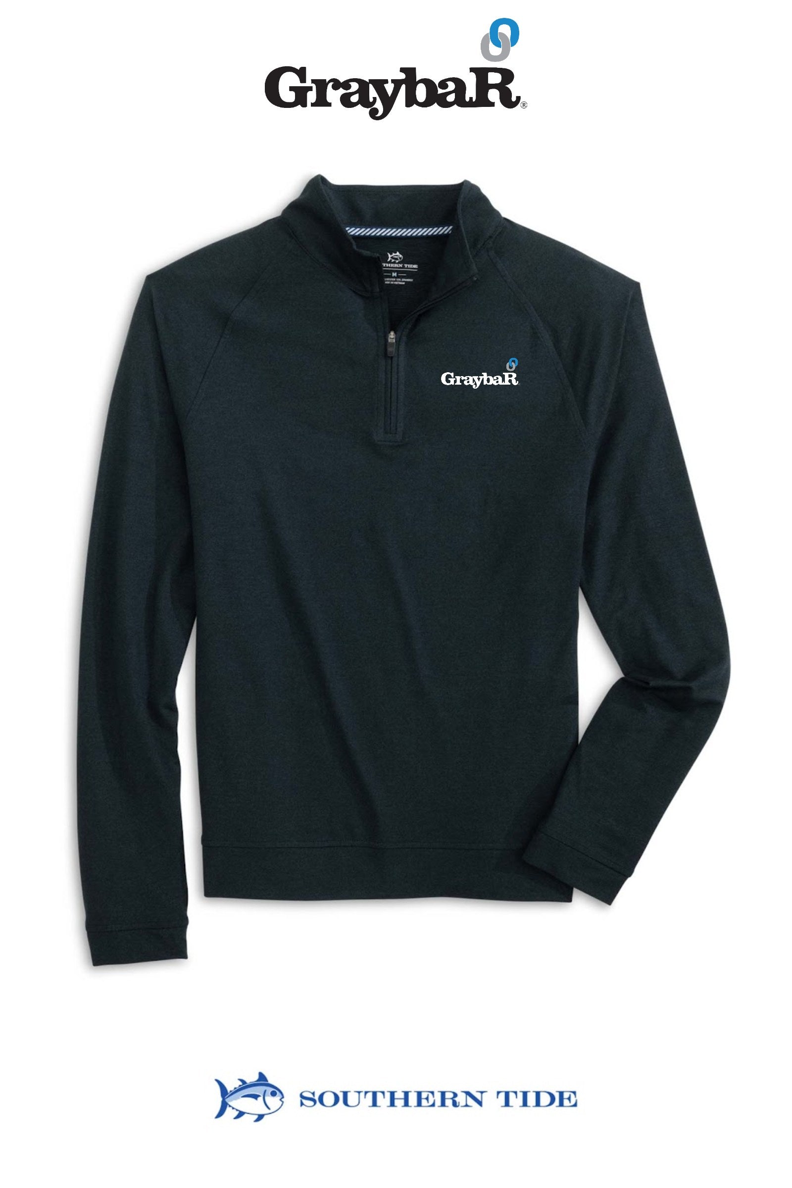 Southern Tide Cruiser Heather Quarter Zip