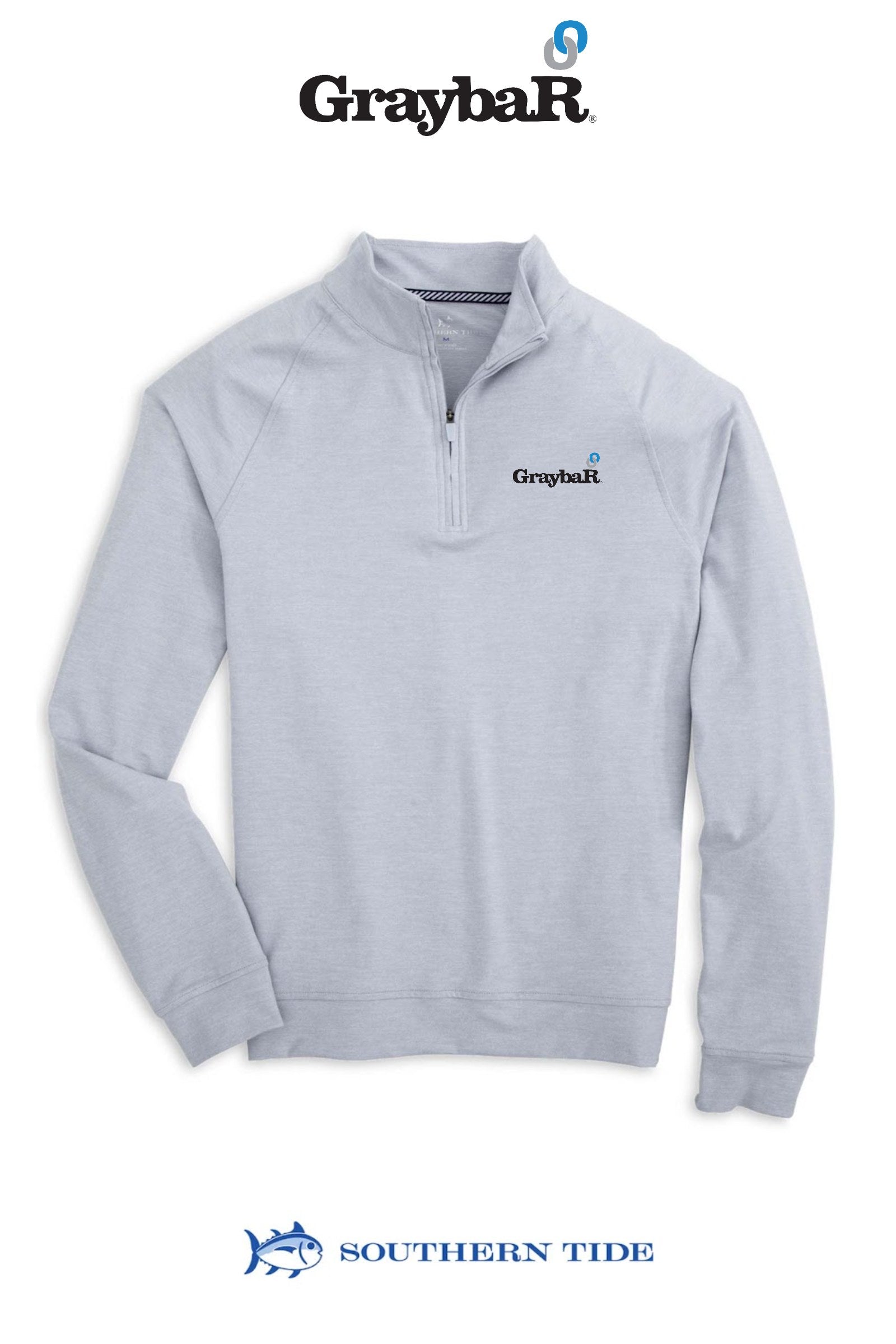 Southern Tide Cruiser Heather Quarter Zip