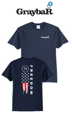 America 250 Port & Co™ Core Blend Tee - Freedom FULL FLAG