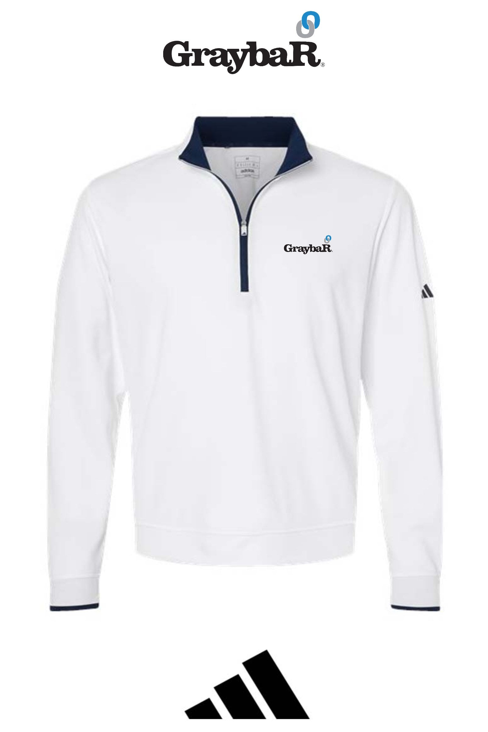Adidas Men's Performance Lightweight Quarter-Zip Pullover