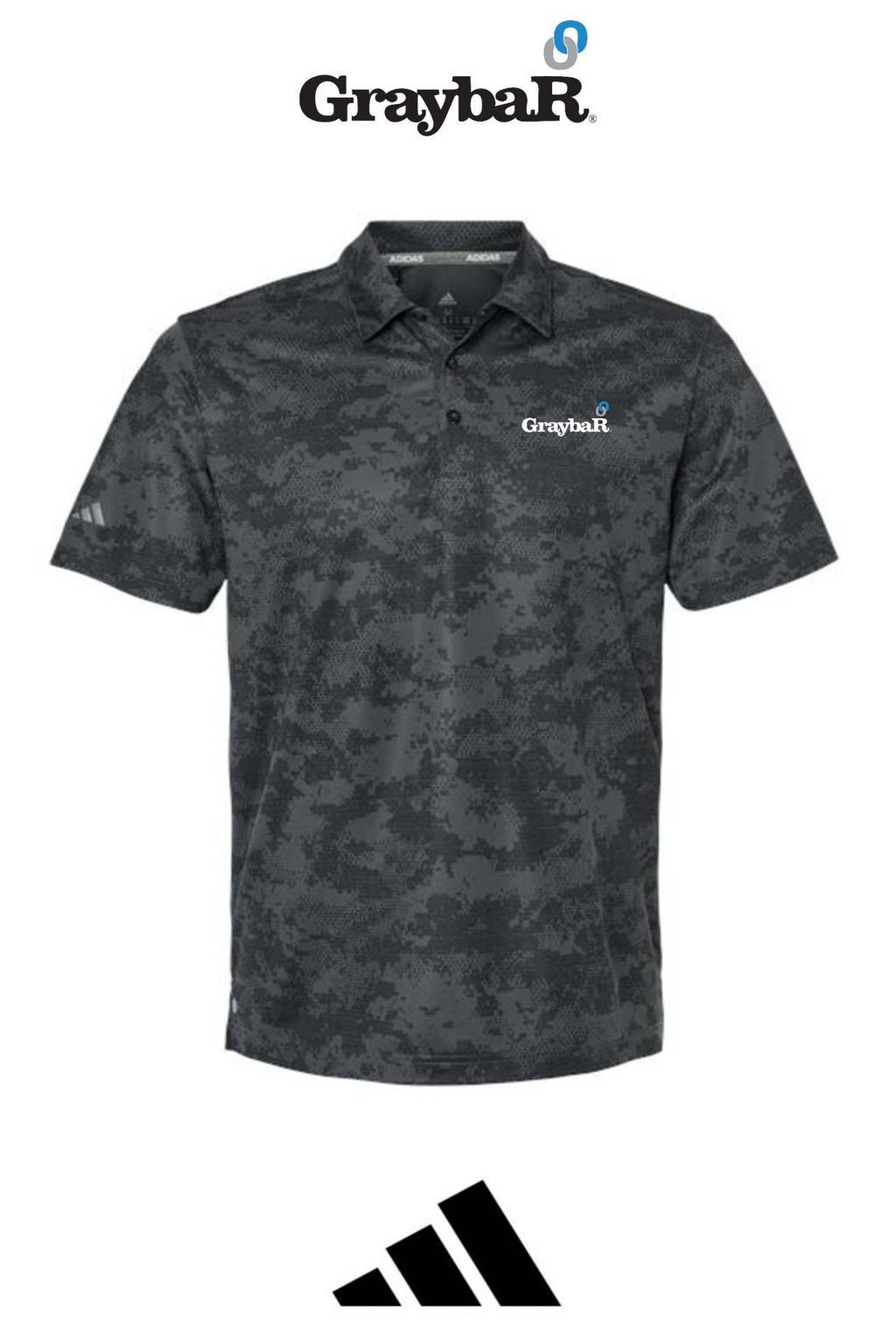 Adidas Men's All Over Camo Polo