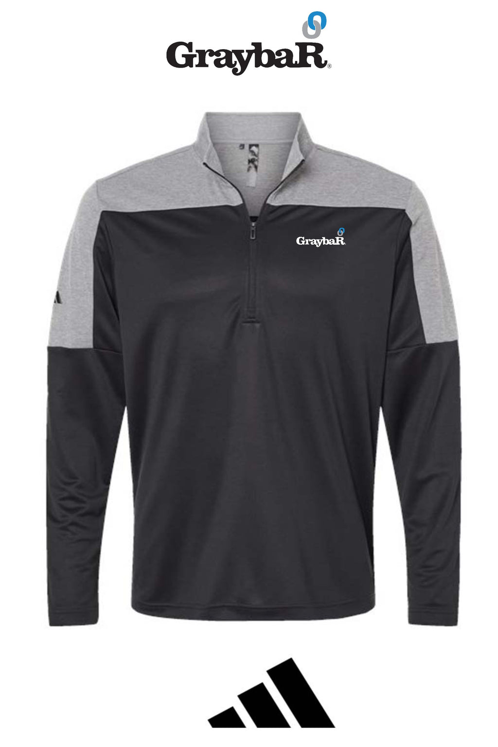 Adidas Men's Ultimate365 Lightweight Colorblocked Quarter-Zip Pullover