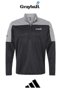Adidas Men's Ultimate365 Lightweight Colorblocked Quarter-Zip Pullover