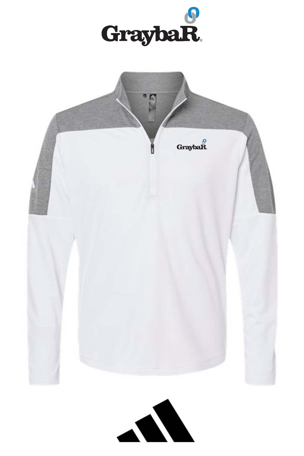 Adidas Men's Ultimate365 Lightweight Colorblocked Quarter-Zip Pullover