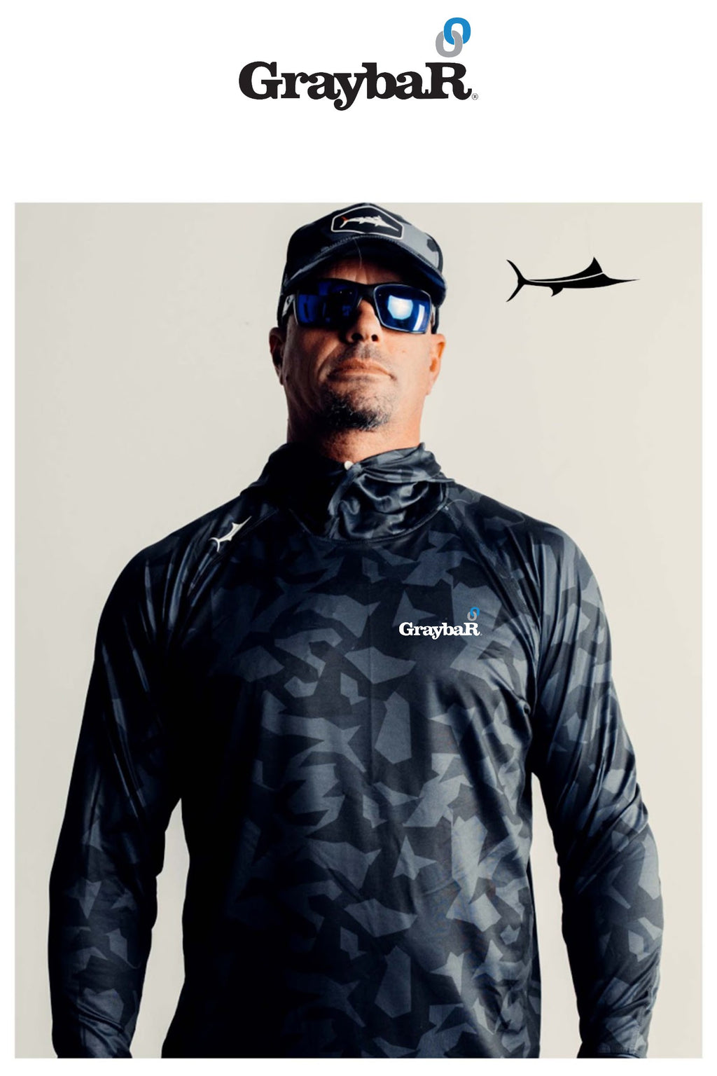 Billfisher Hooded Long Sleeve Performance Tee