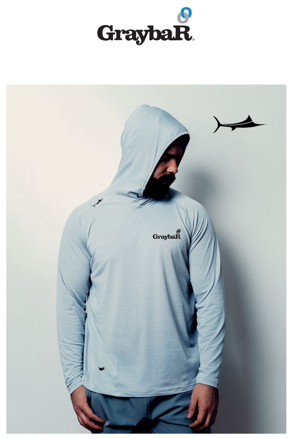 Billfisher Hooded Long Sleeve Performance Tee