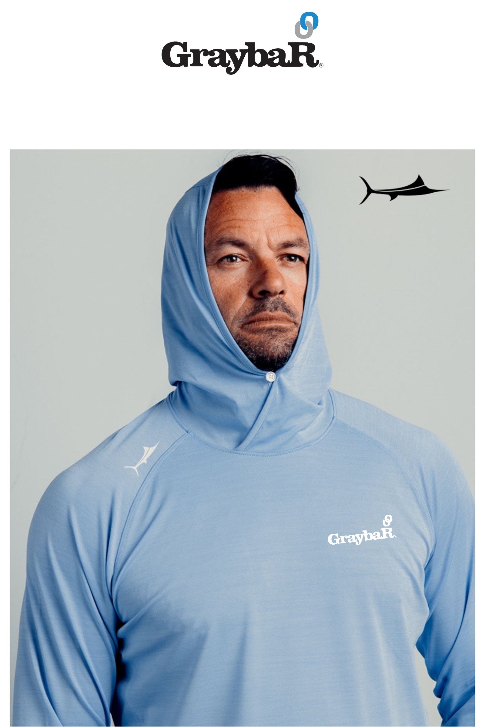 Billfisher Hooded Long Sleeve Performance Tee