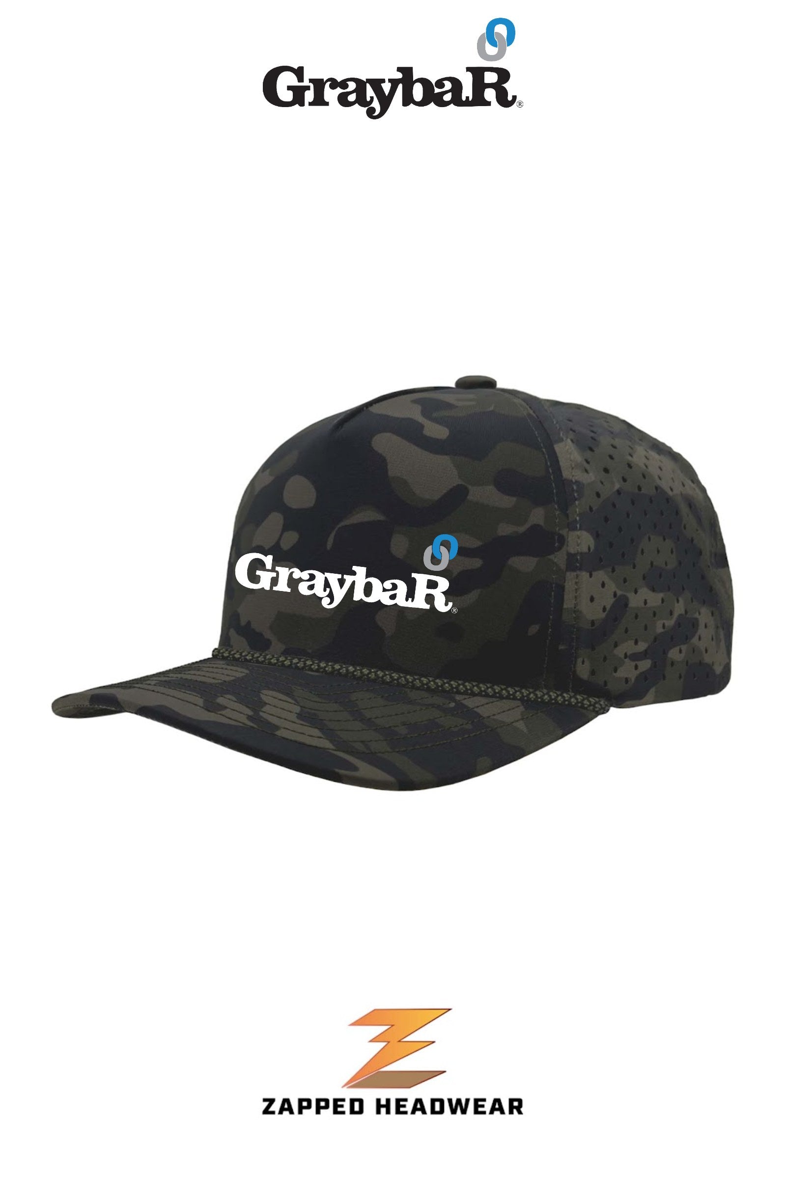 Zapped Headwear BLACKHAWK R+
