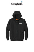 Heavyweight Full-Zip Hooded Sweatshirt with Thermal Lining