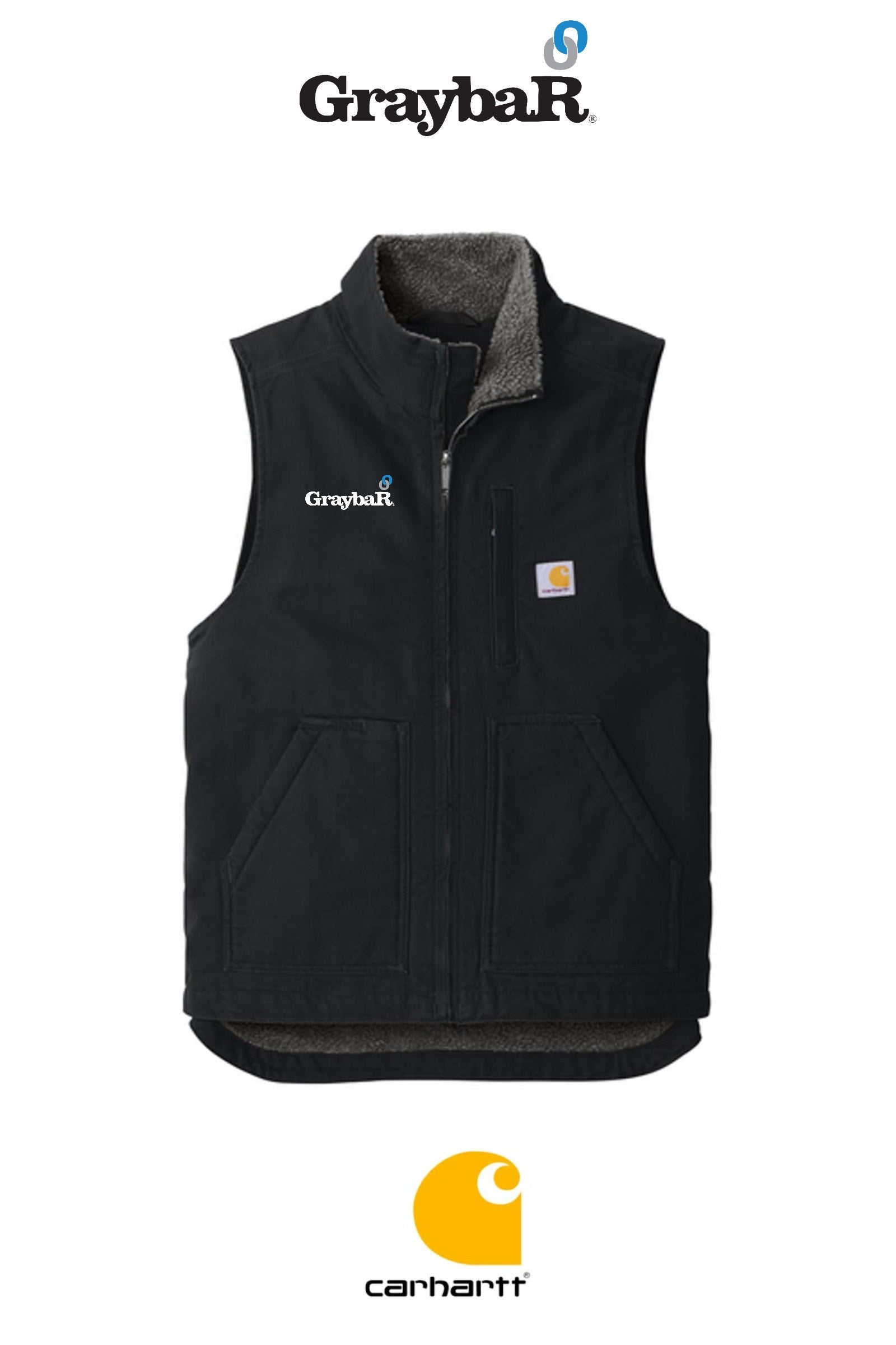 Carhartt® Sherpa-Lined Mock Neck Vest