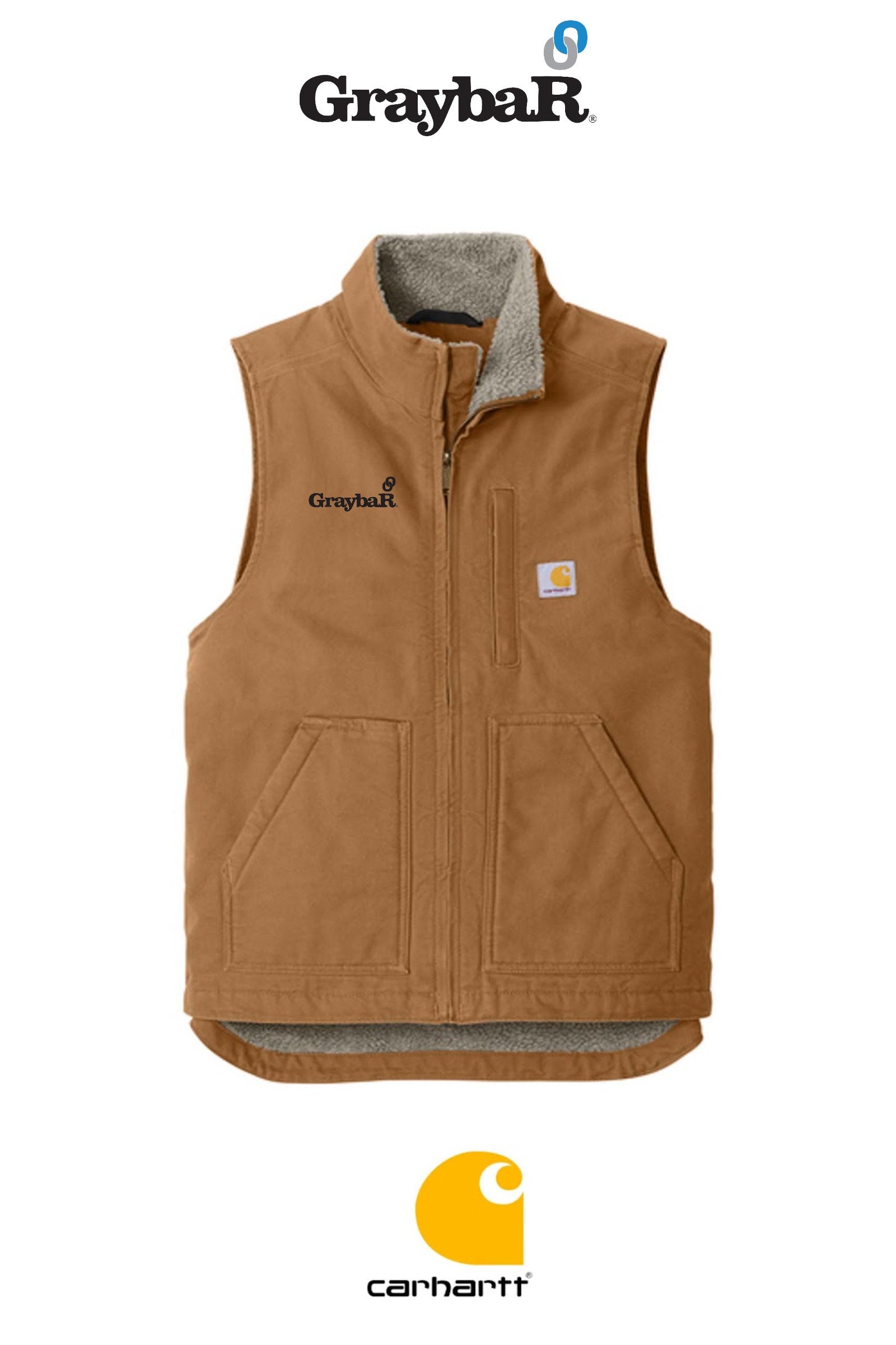 Carhartt® Sherpa-Lined Mock Neck Vest