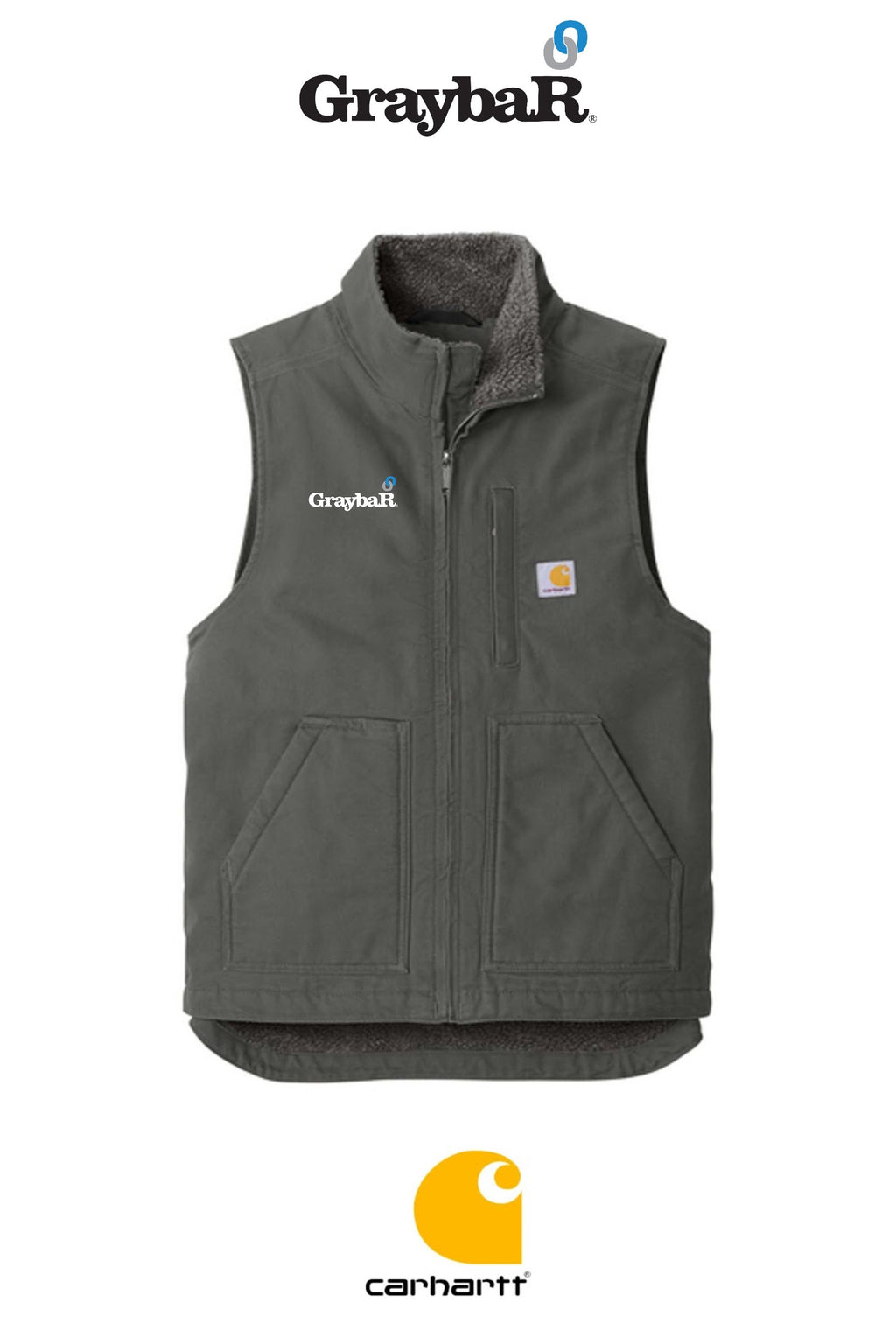 Carhartt® Sherpa-Lined Mock Neck Vest