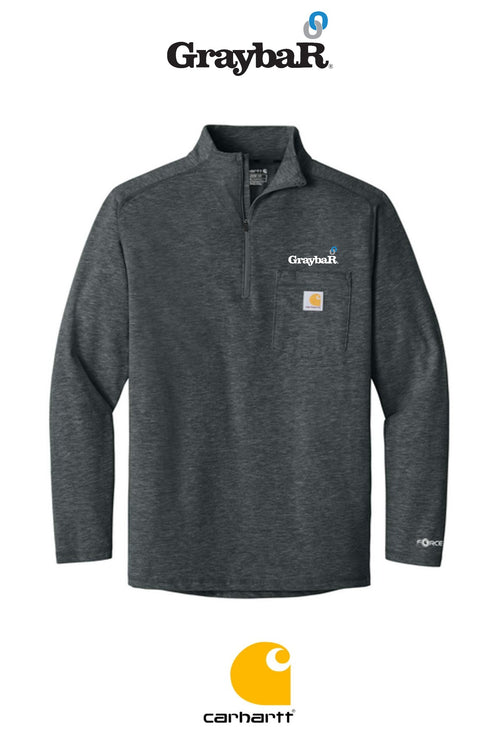 Carhartt Force® 1/4-Zip Long Sleeve T-Shirt
