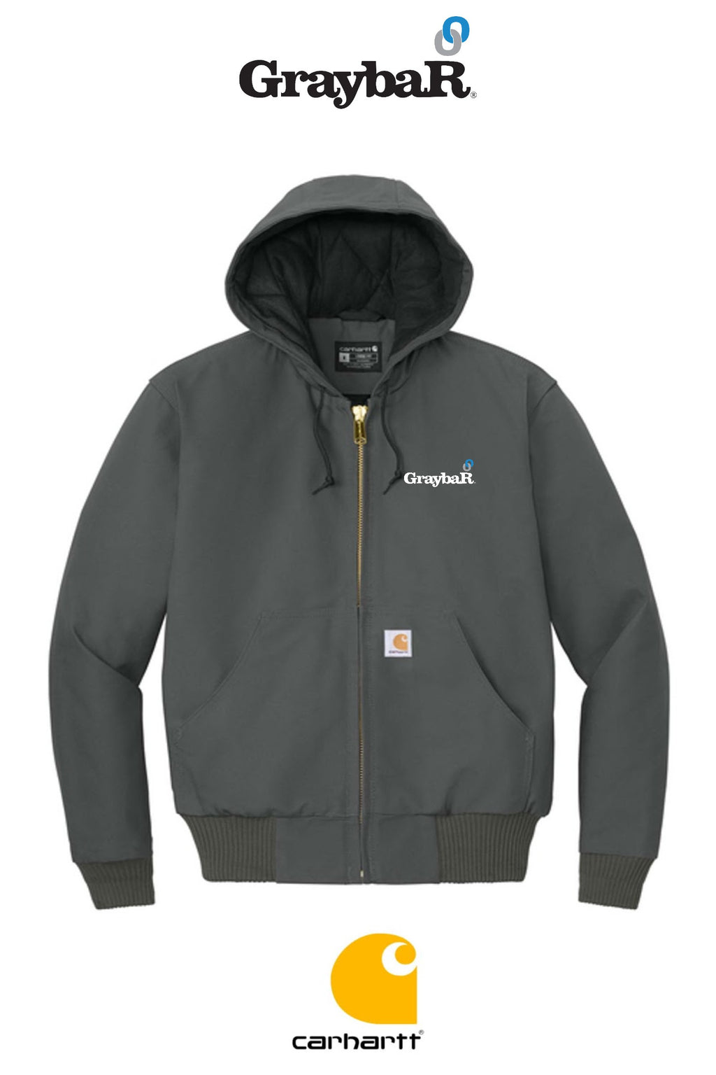 Carhartt® Quilted-Flannel-Lined Duck Active Jac