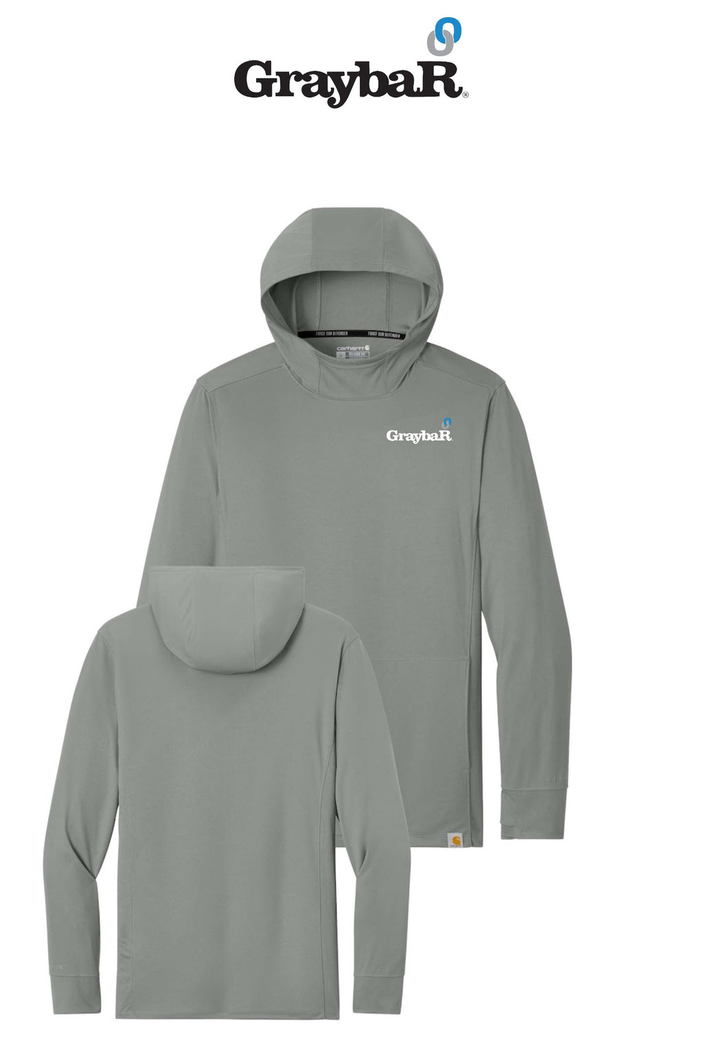 Carhartt Force® Sun Defender™ Long Sleeve Hooded T-Shirt