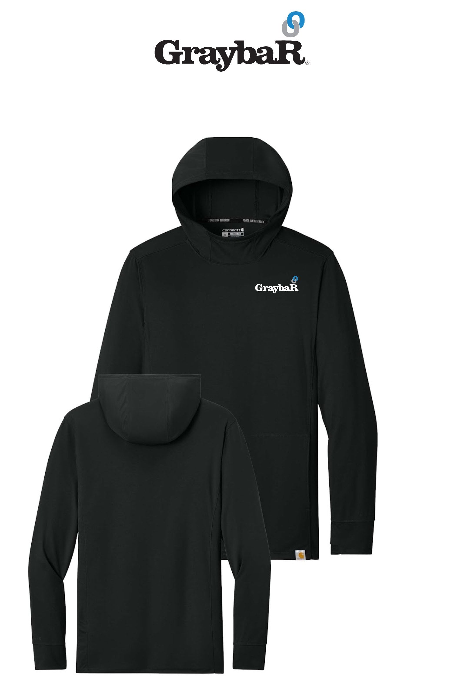 Carhartt Force® Sun Defender™ Long Sleeve Hooded T-Shirt