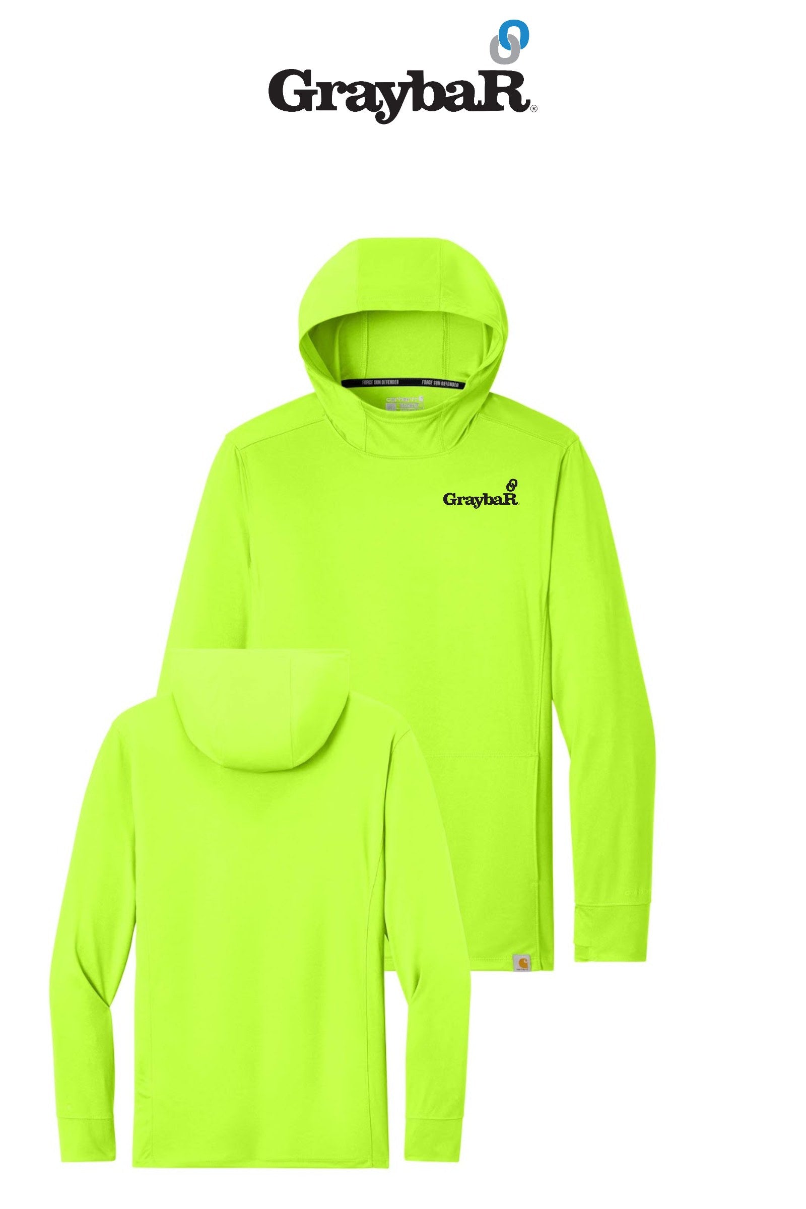 Carhartt Force® Sun Defender™ Long Sleeve Hooded T-Shirt