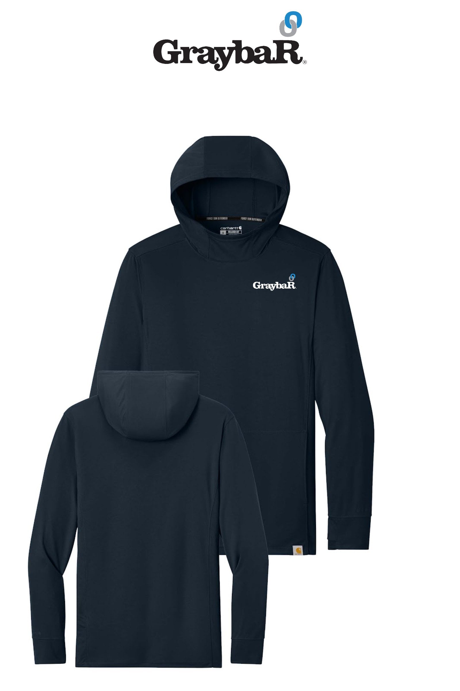 Carhartt Force® Sun Defender™ Long Sleeve Hooded T-Shirt