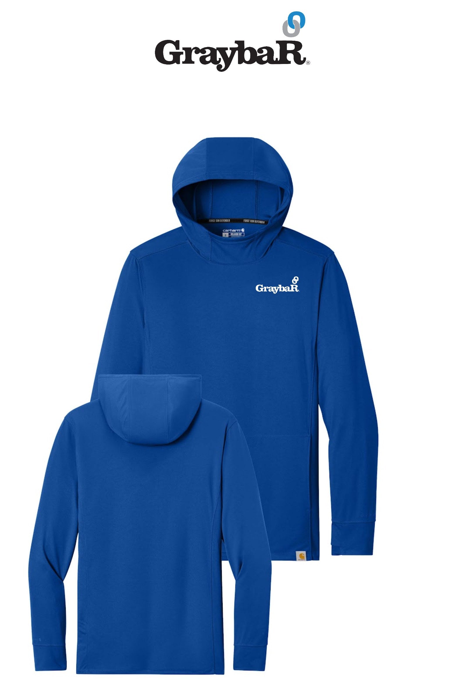 Carhartt Force® Sun Defender™ Long Sleeve Hooded T-Shirt