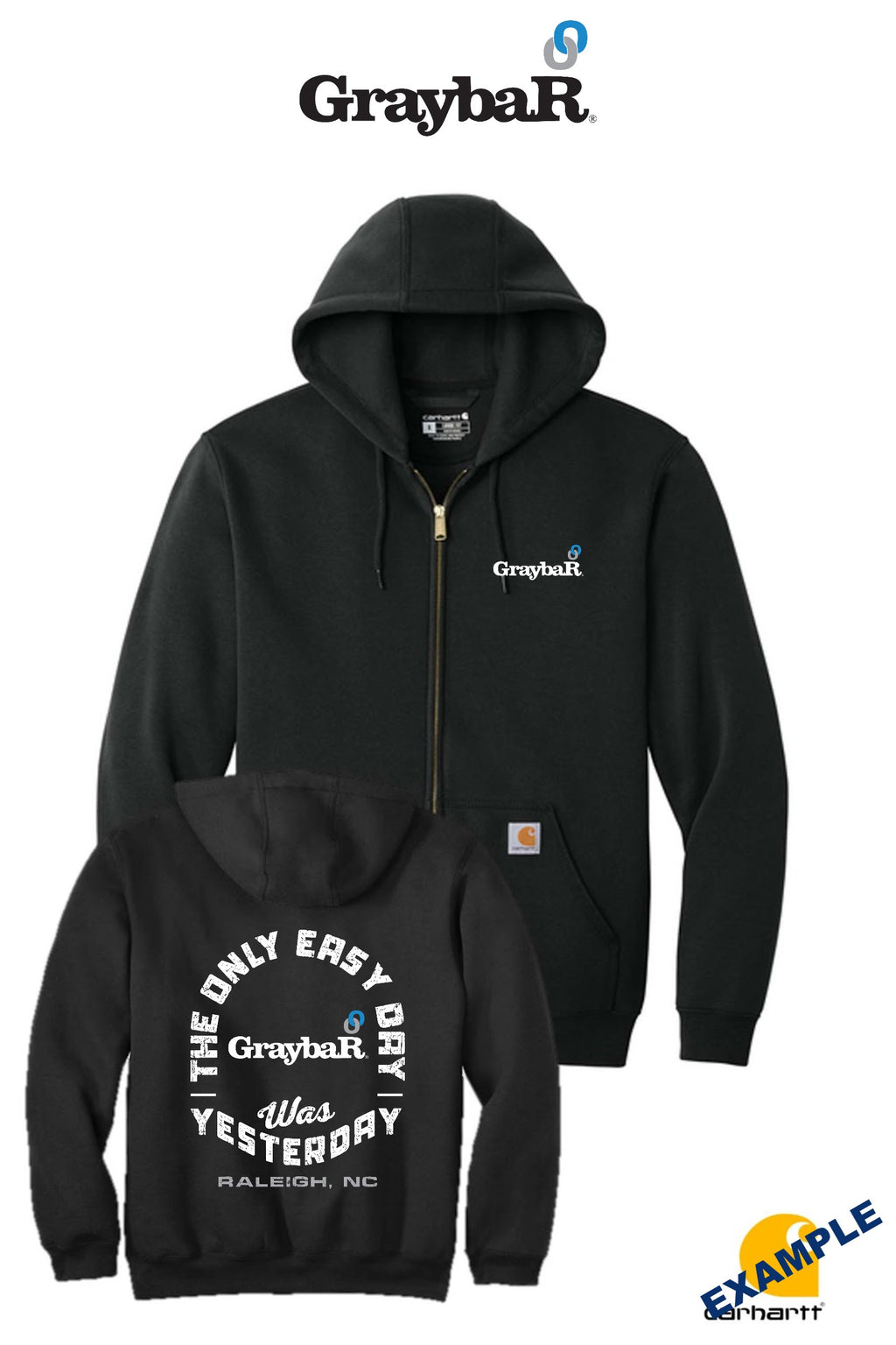 Carhartt® Midweight Hooded Zip-Front Sweatshirt