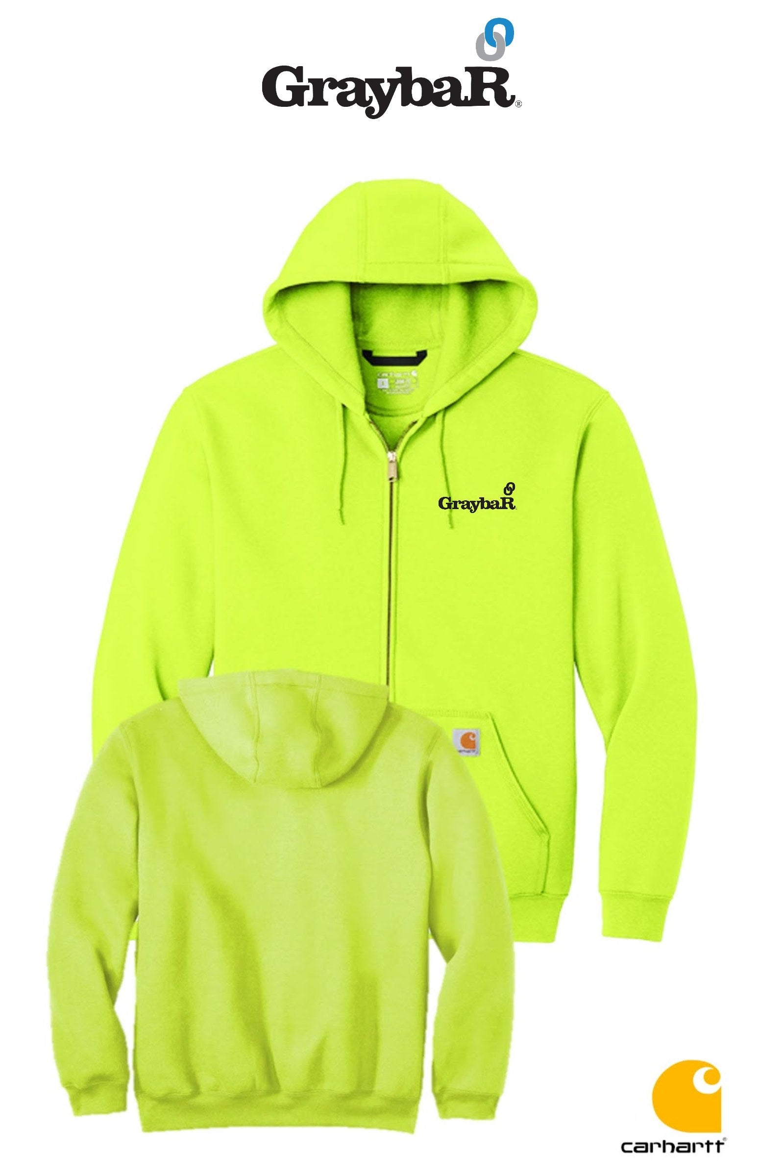 Carhartt® Midweight Hooded Zip-Front Sweatshirt