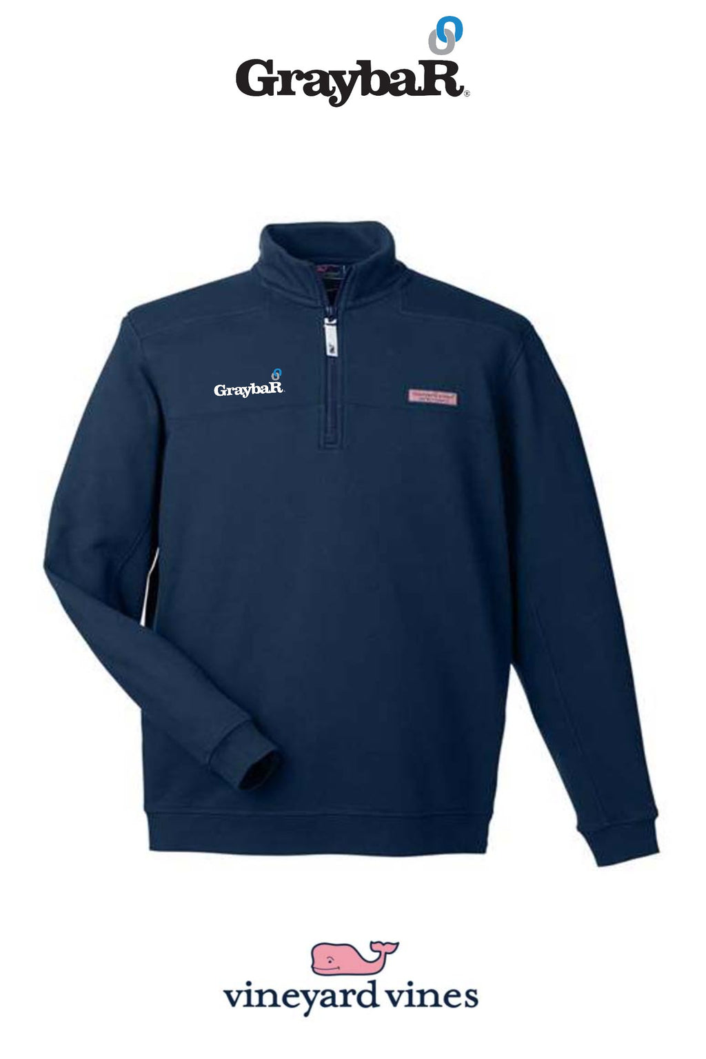 vineyard vines Men's Collegiate Shep Quarter-Zip Sweatshirt