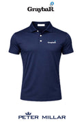 Peter Millar Men's Solid Performance Polo - Self Collar