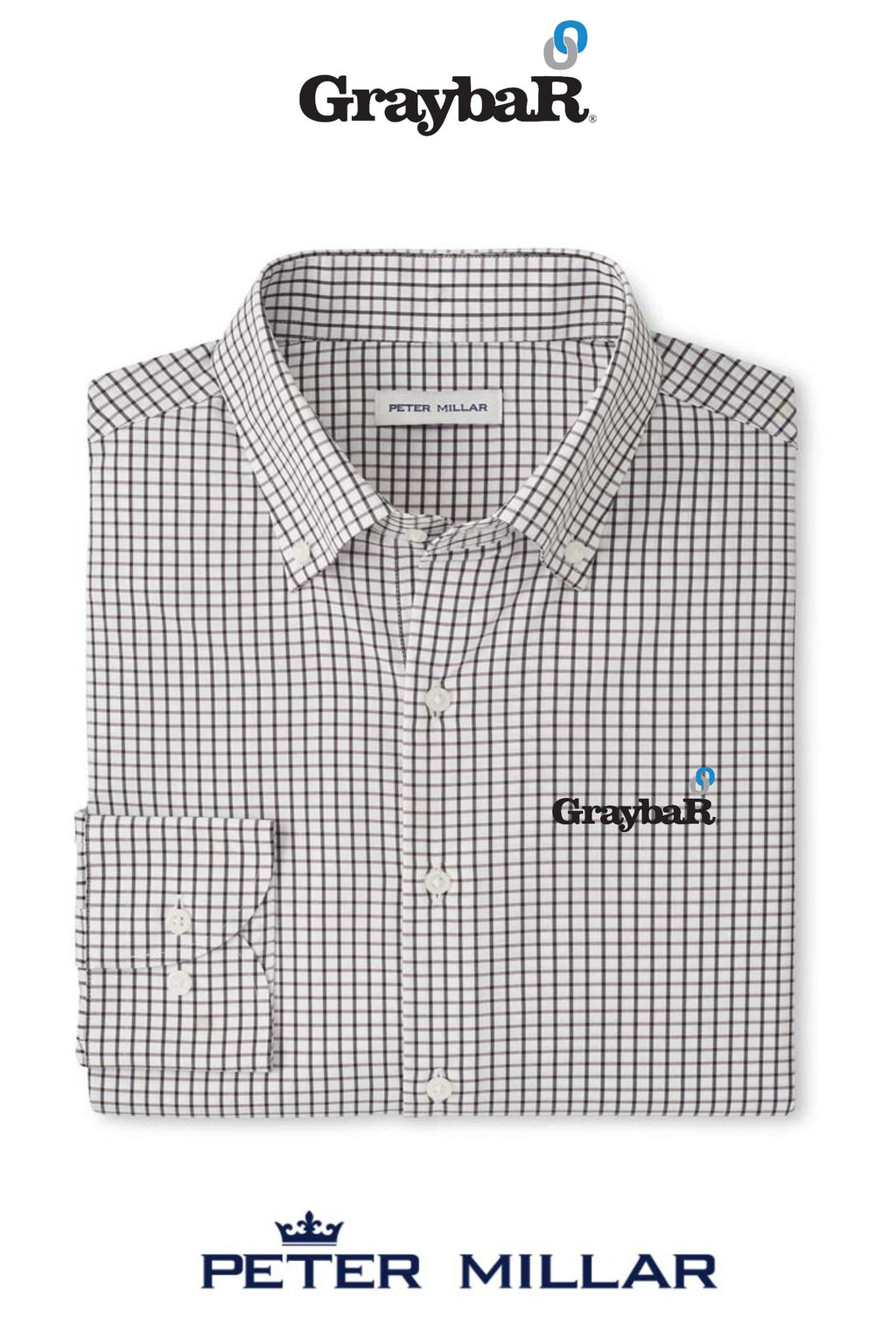 Peter Millar Men's Hanford Performance Twill Sport Shirt